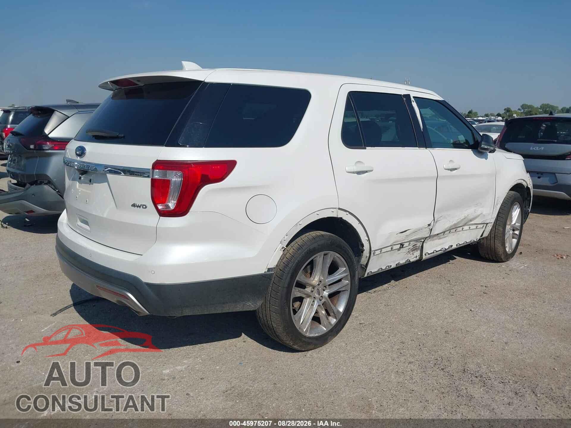 FORD EXPLORER 2017 - 1FM5K8D88HGA09879
