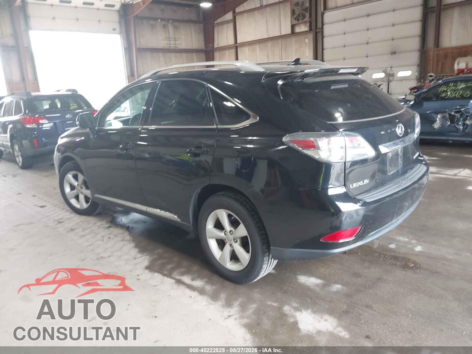 LEXUS RX 350 2010 - 2T2BK1BAXAC027109