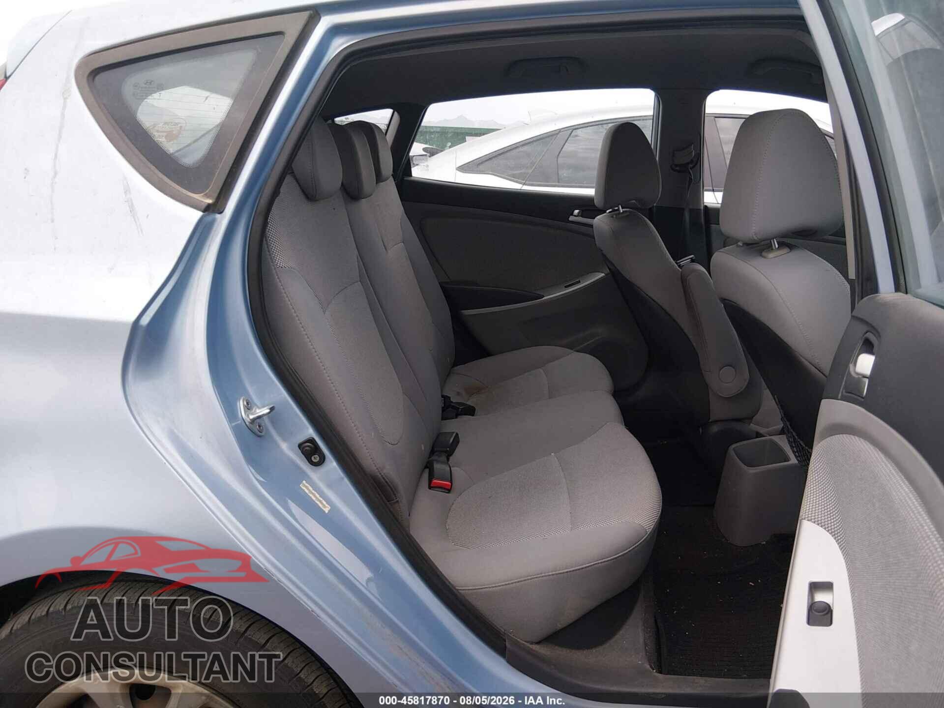 HYUNDAI ACCENT 2012 - KMHCT5AE5CU030373
