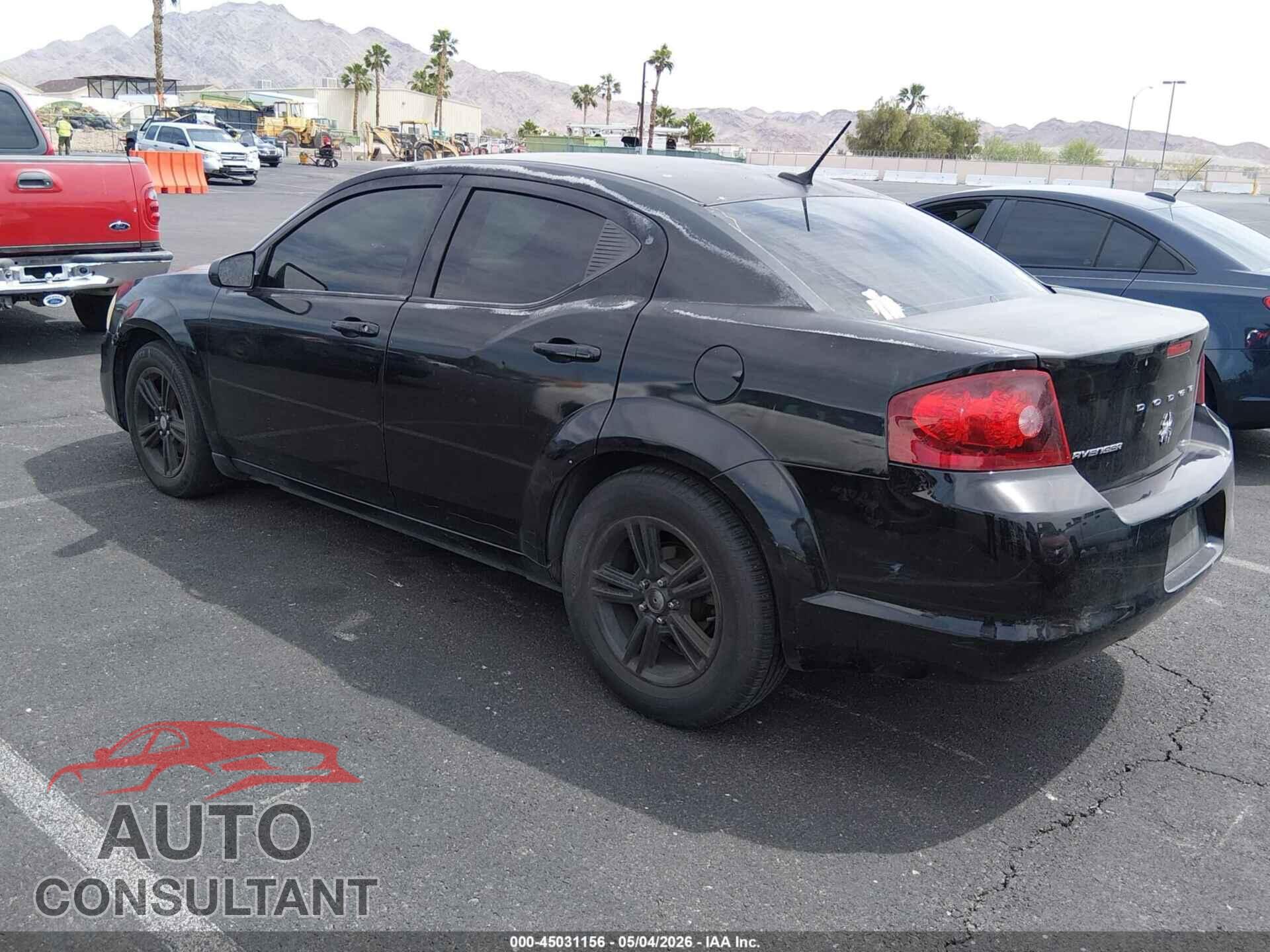 DODGE AVENGER 2013 - 1C3CDZAB4DN653627