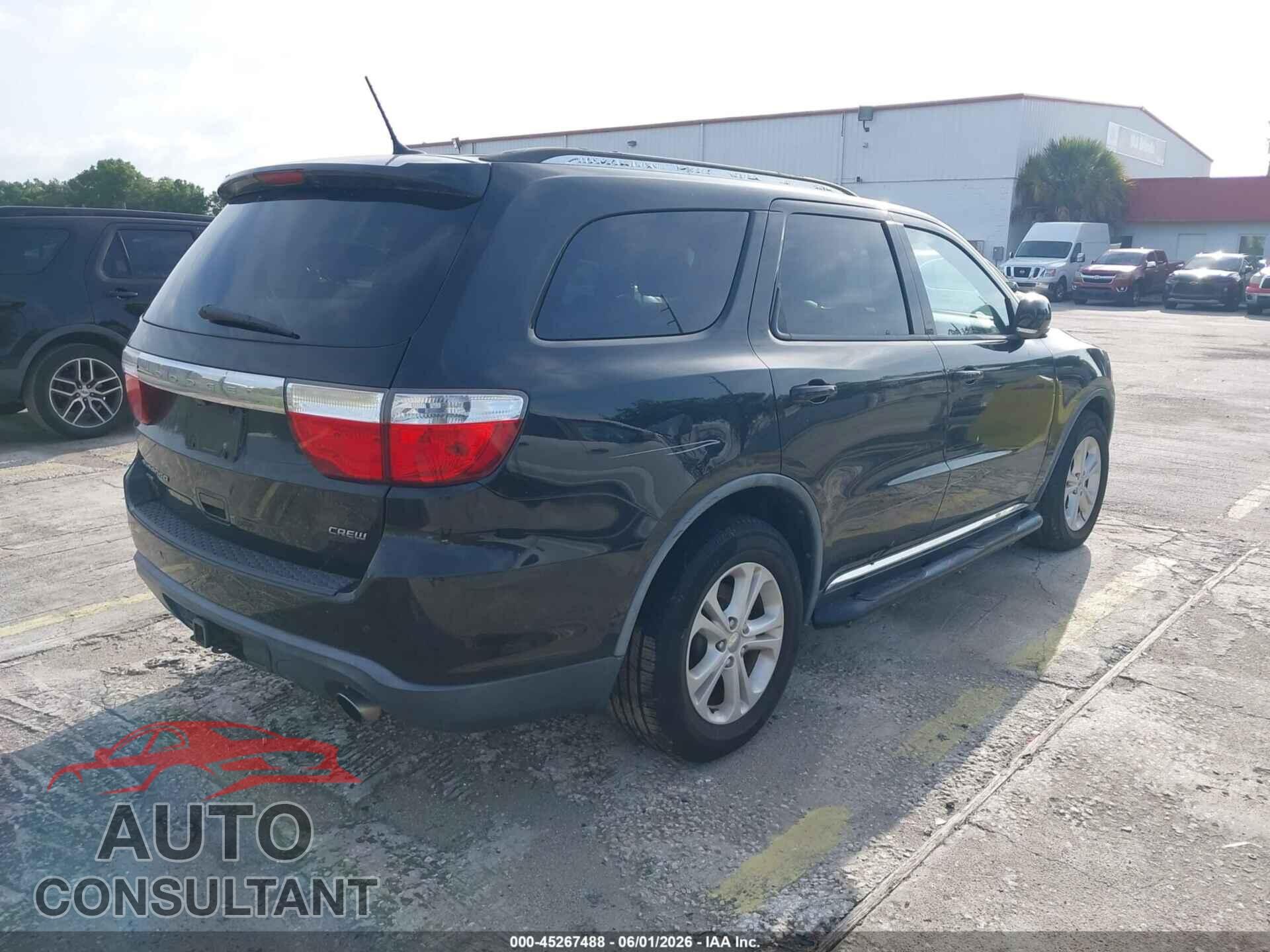 DODGE DURANGO 2011 - 1D4RE4GG6BC598750