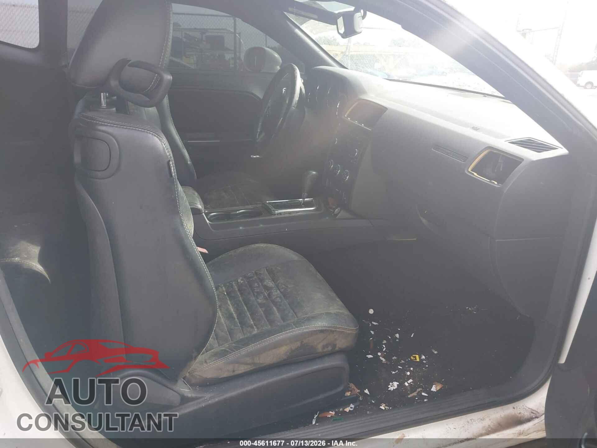 DODGE CHALLENGER 2012 - 2C3CDYAGXCH259045