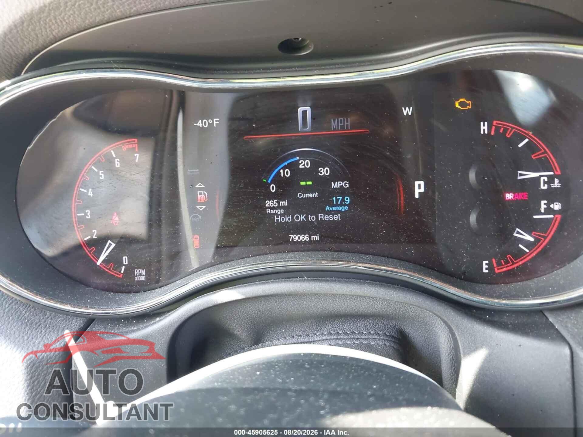 DODGE DURANGO 2015 - 1C4RDHAG6FC836991