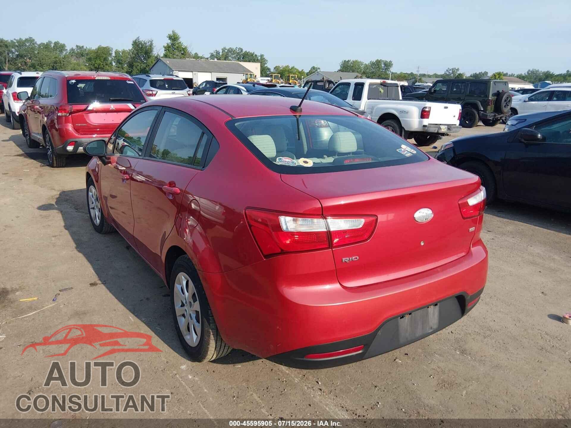 KIA RIO 2013 - KNADM4A32D6282261