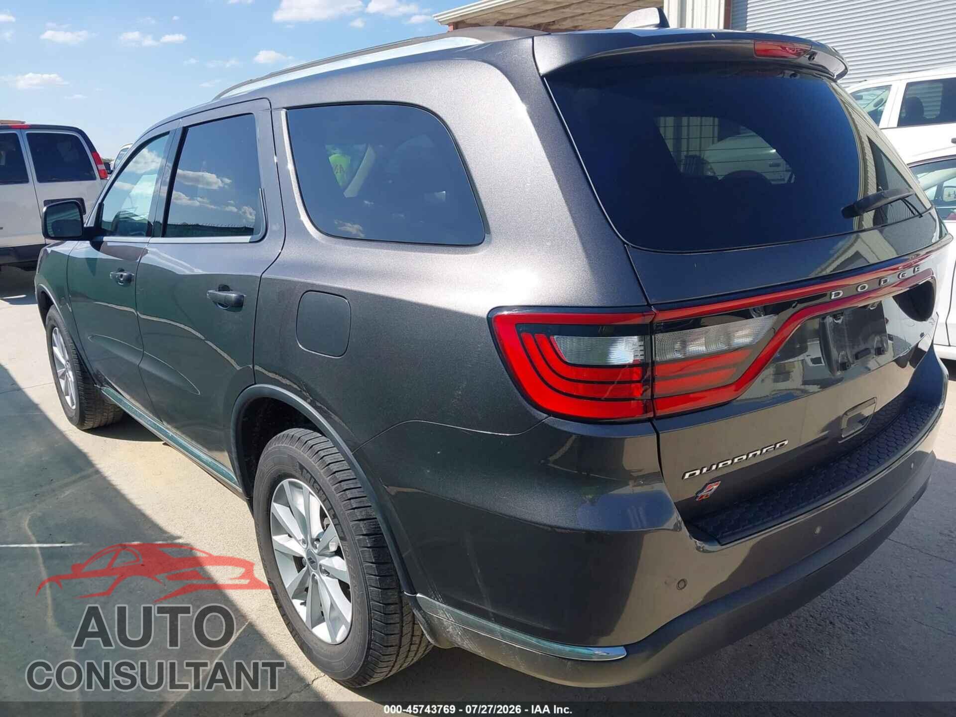 DODGE DURANGO 2019 - 1C4RDJAG7KC844633