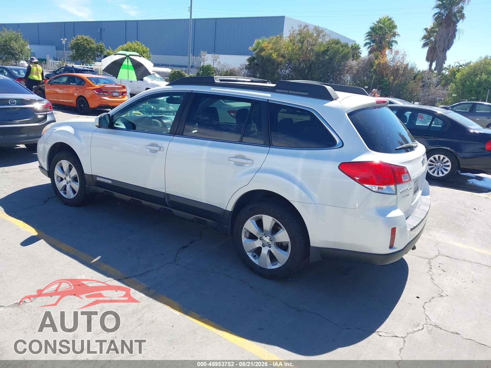 SUBARU OUTBACK 2012 - 4S4BRBBC7C3207159