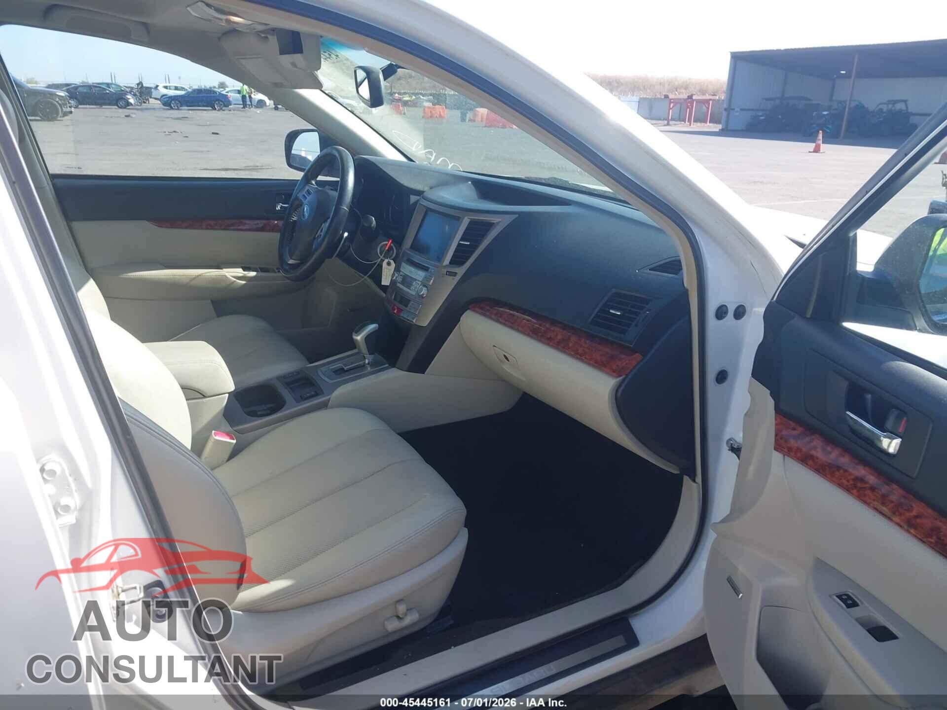 SUBARU OUTBACK 2012 - 4S4BRBLC7C3242007