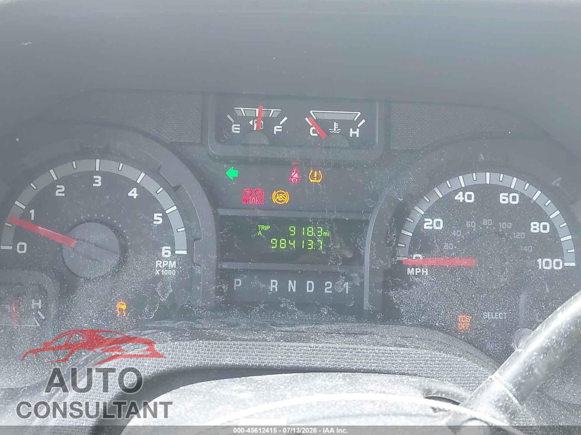 FORD E-250 2013 - 1FTNE2EW9DDA70322