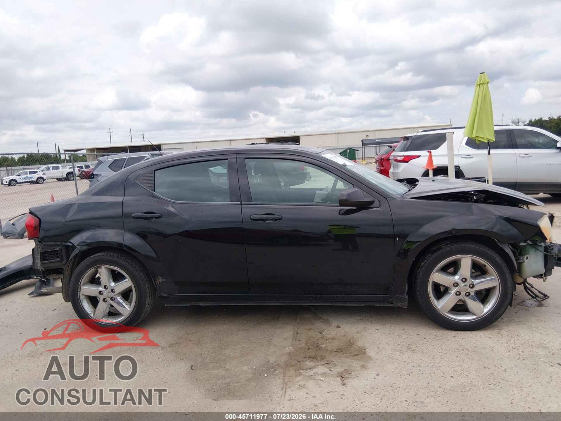 DODGE AVENGER 2013 - 1C3CDZAB8DN710086
