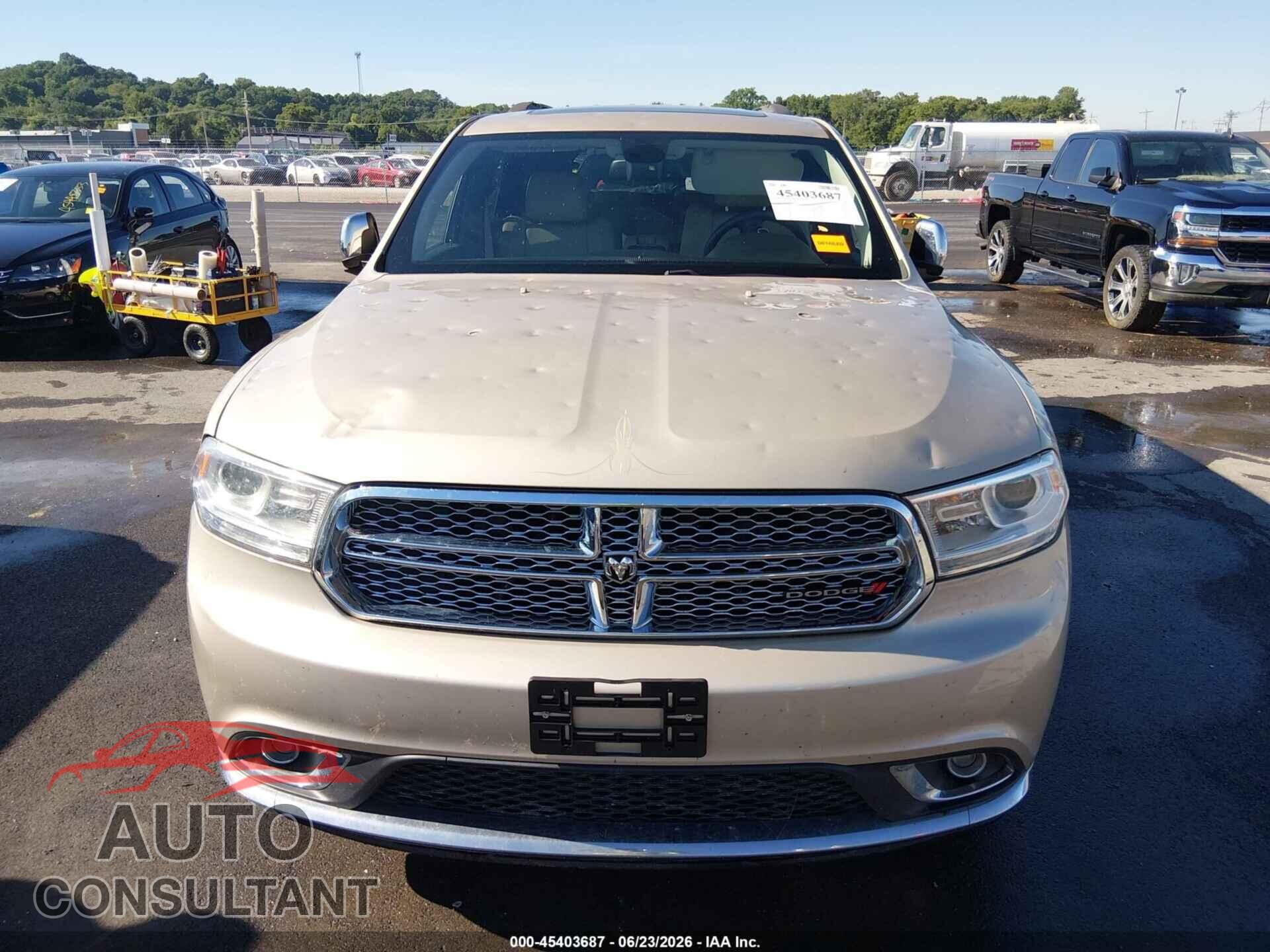 DODGE DURANGO 2015 - 1C4RDHEG3FC244054
