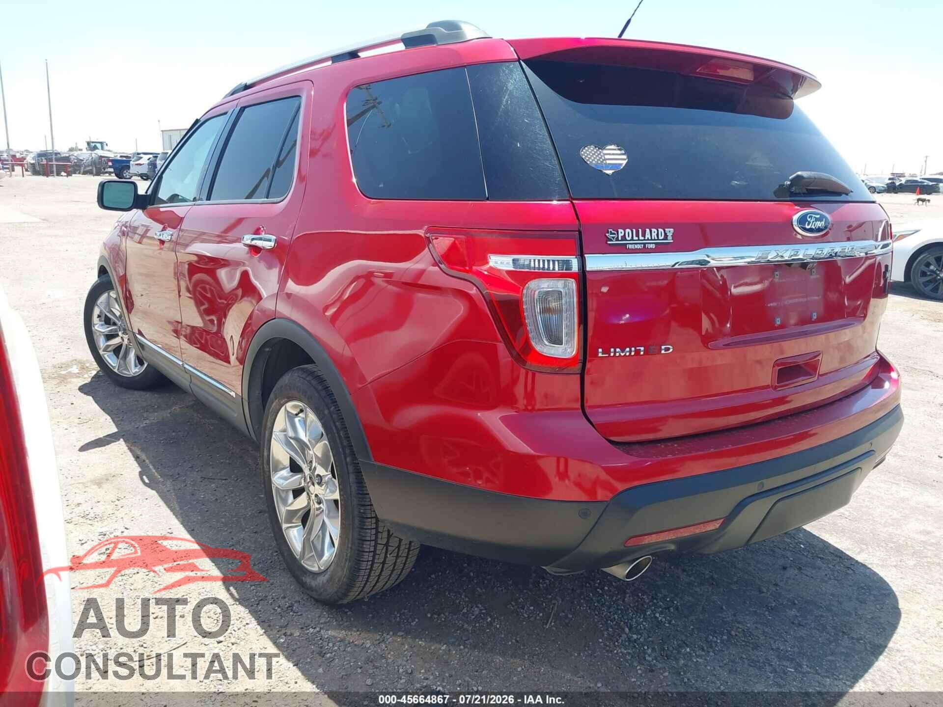 FORD EXPLORER 2011 - 1FMHK7F85BGA64947