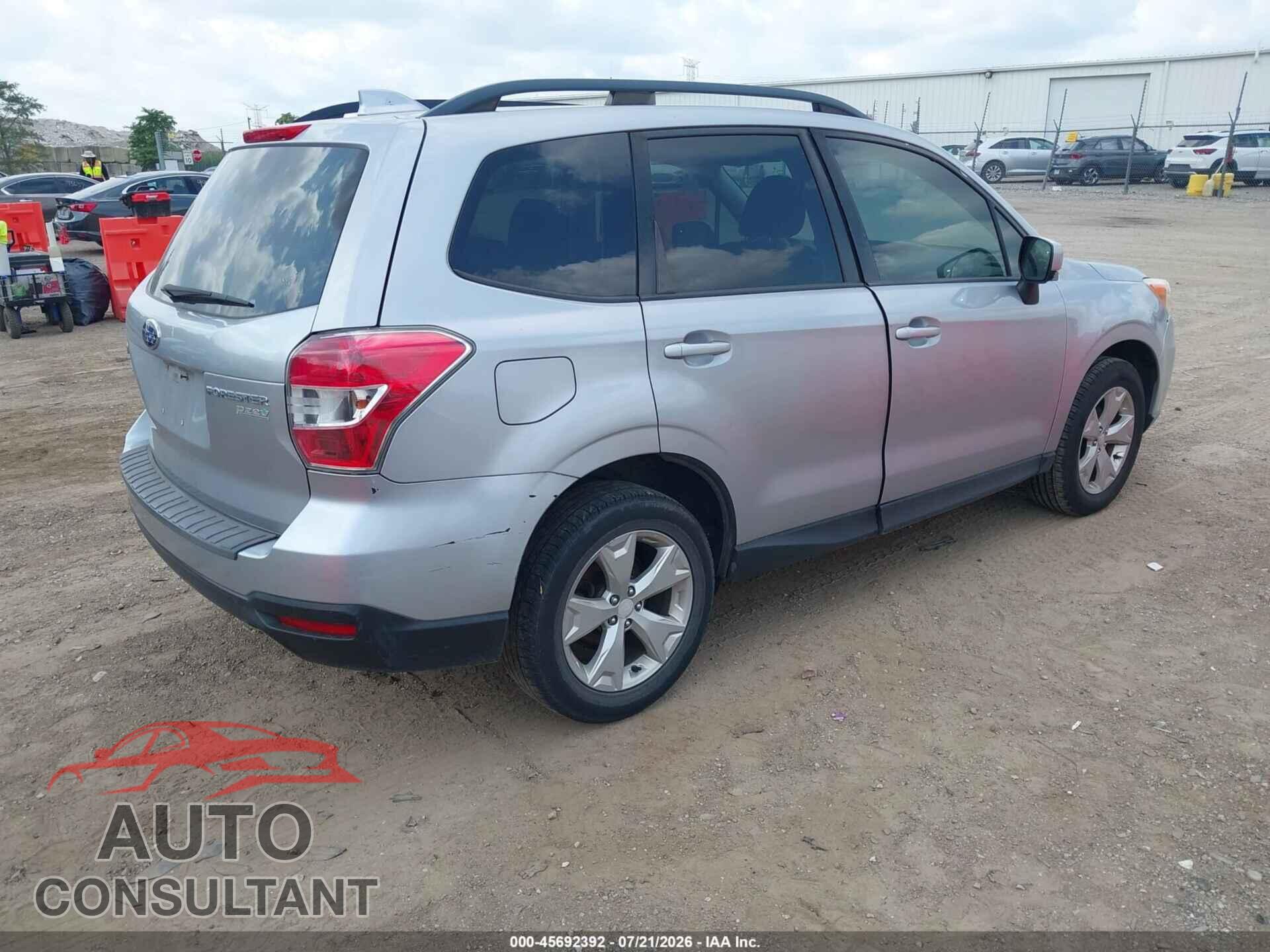 SUBARU FORESTER 2016 - JF2SJADC8GH551578
