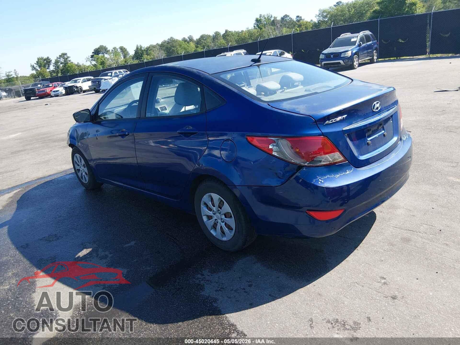 HYUNDAI ACCENT 2015 - KMHCT4AE4FU802084