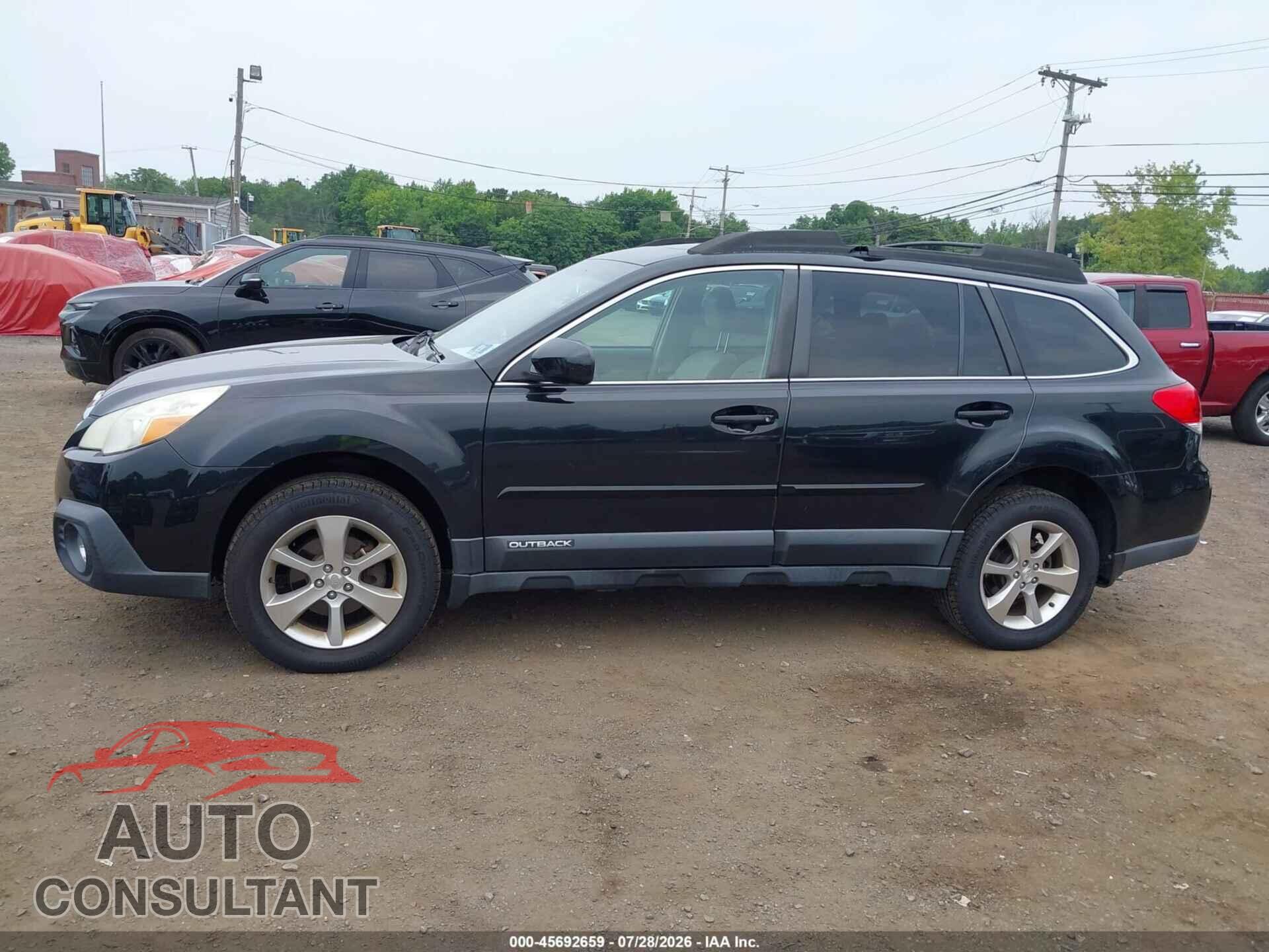 SUBARU OUTBACK 2014 - 4S4BRBMC4E3310023