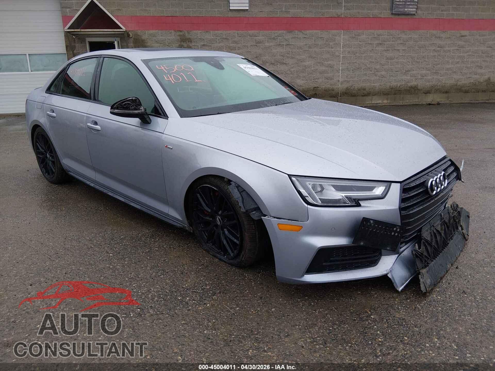 AUDI A4 2018 - WAUENAF46JA058047