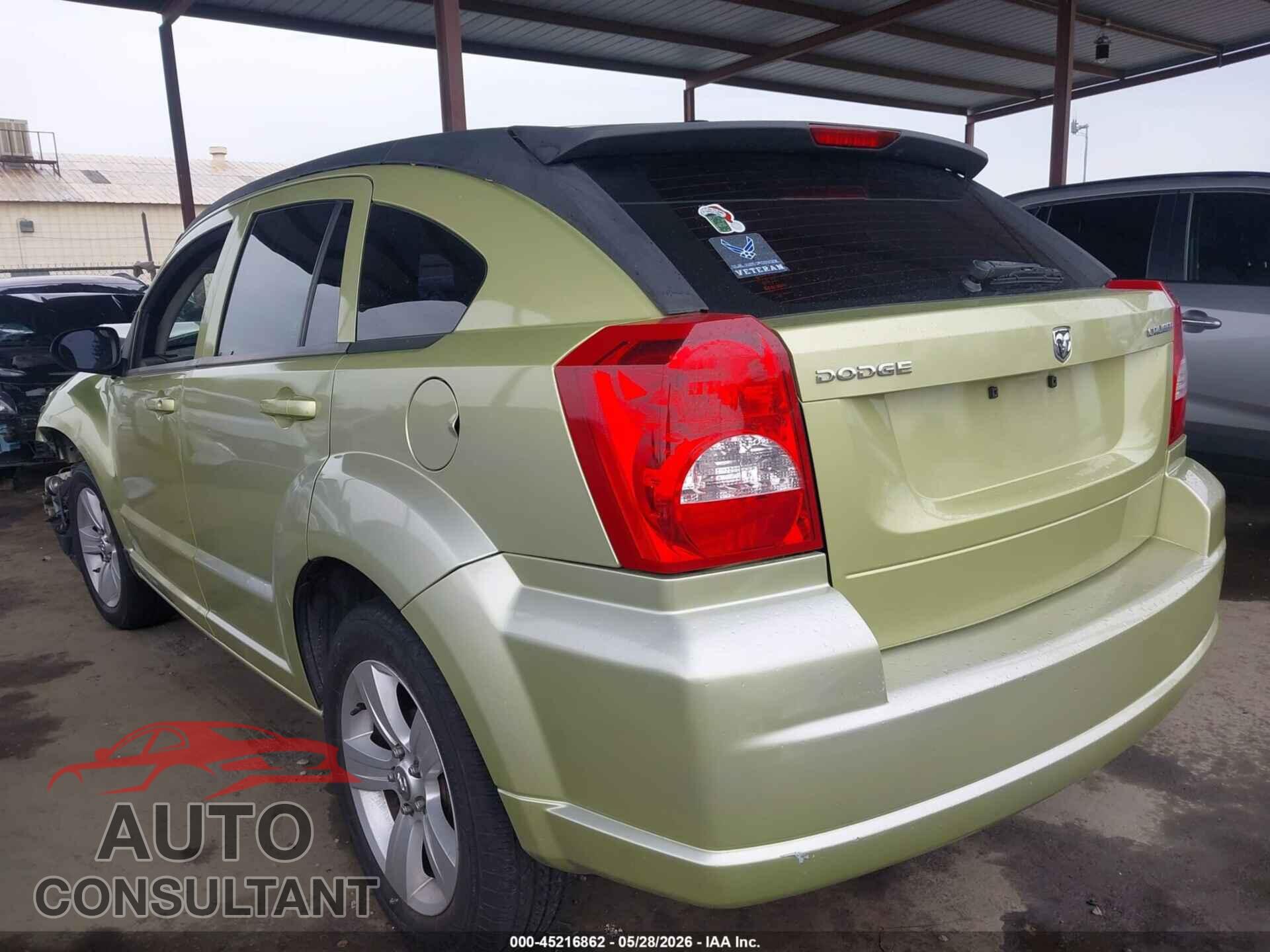 DODGE CALIBER 2010 - 1B3CB3HAXAD567995