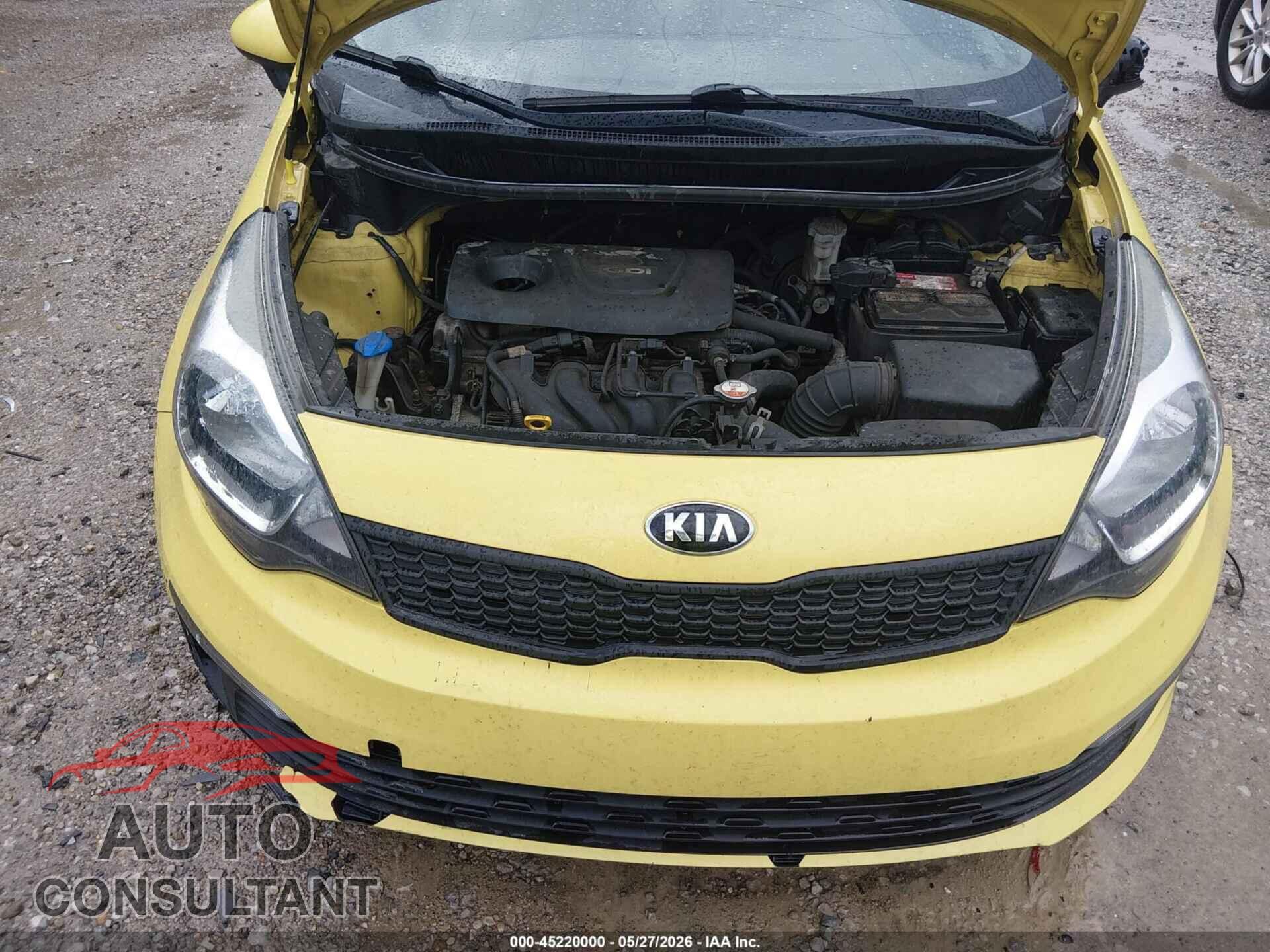 KIA RIO 2016 - KNADM4A32G6620973