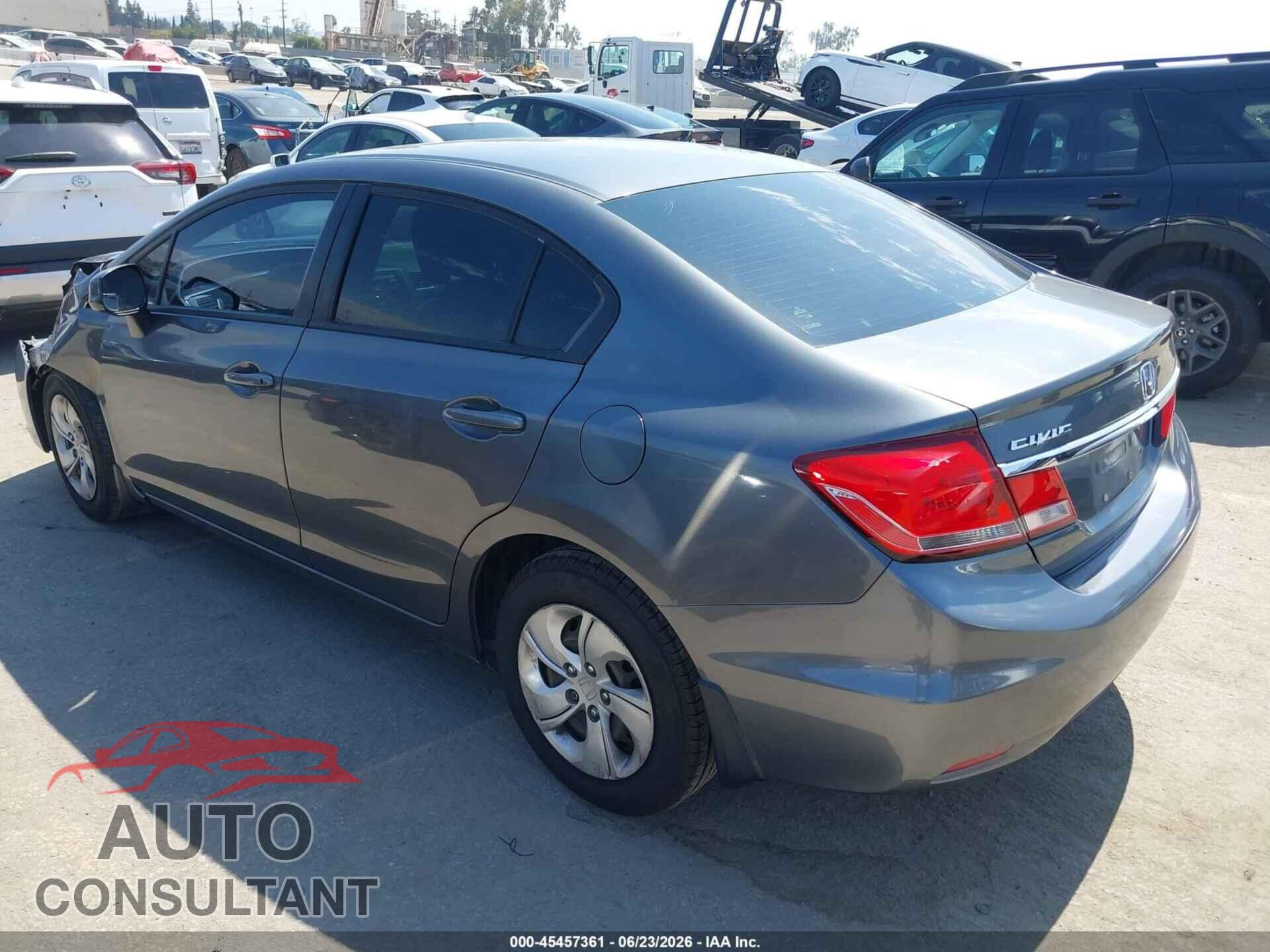HONDA CIVIC 2013 - 19XFB2F59DE207664