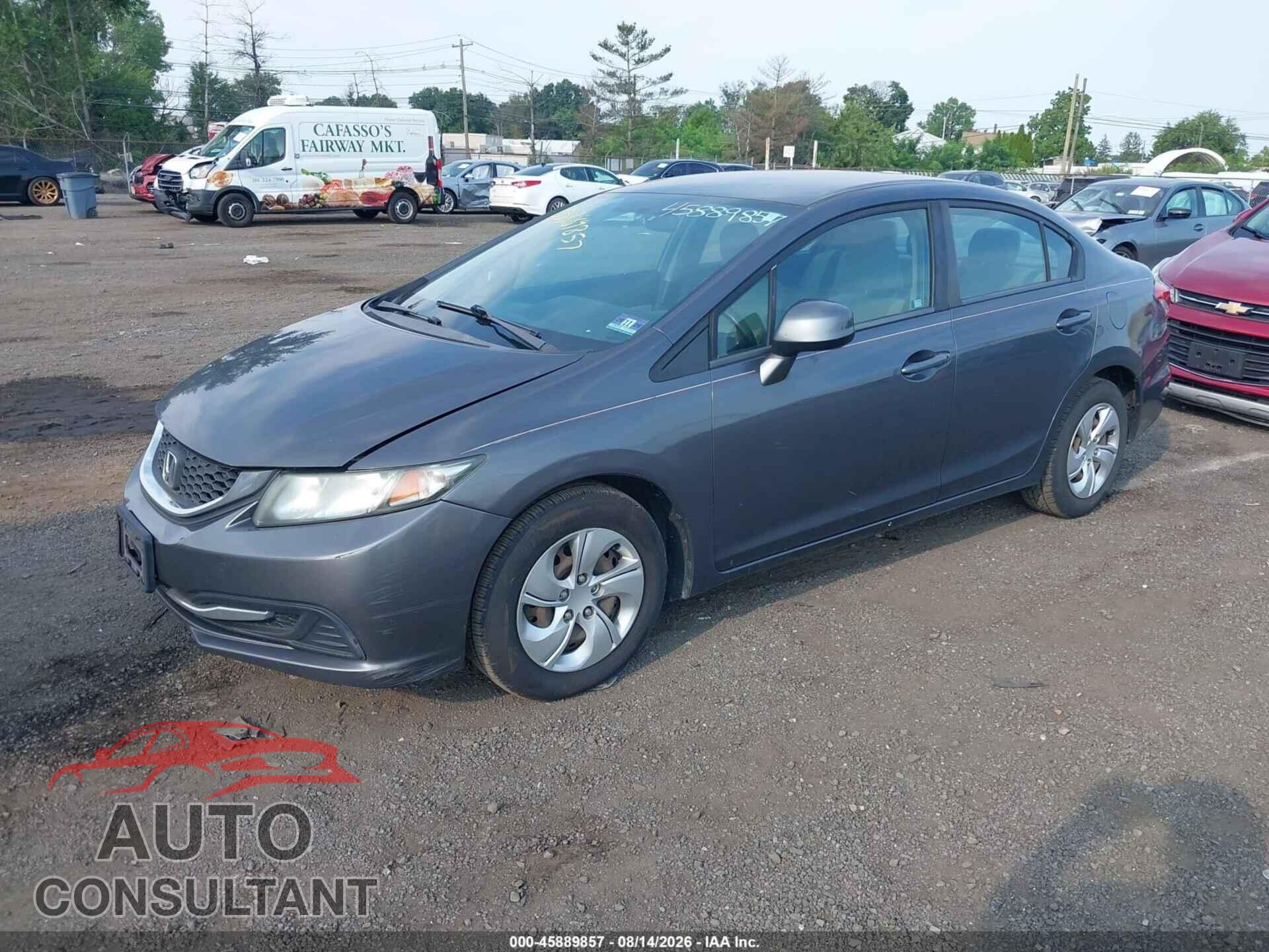 HONDA CIVIC 2013 - 2HGFB2F50DH576208