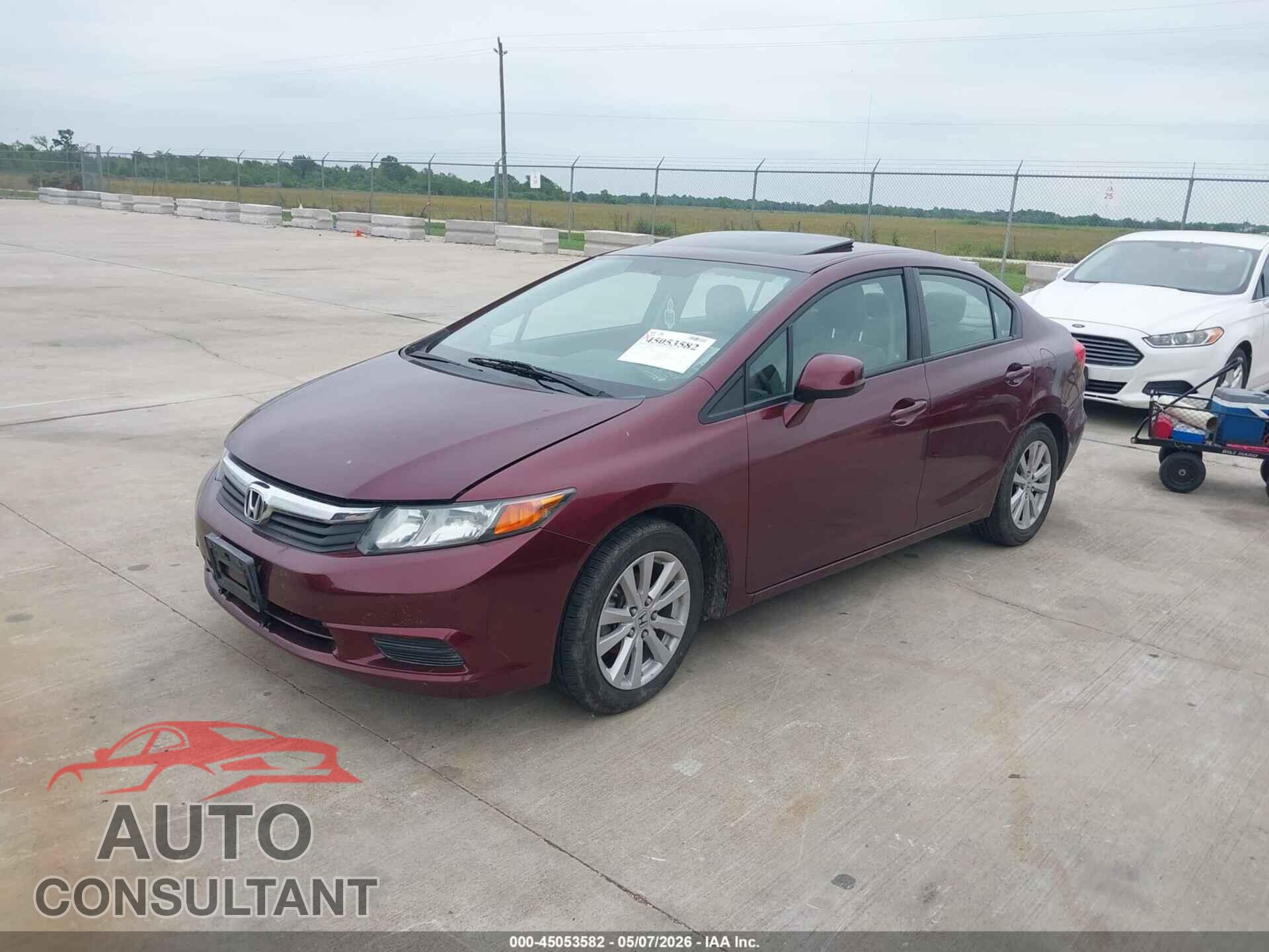 HONDA CIVIC 2012 - 2HGFB2F93CH539008