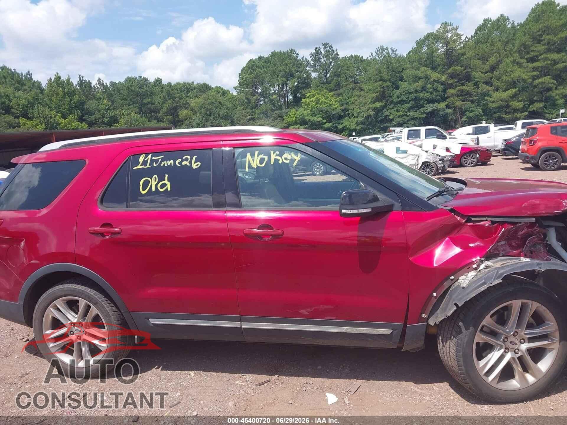 FORD EXPLORER 2016 - 1FM5K7D86GGC69920