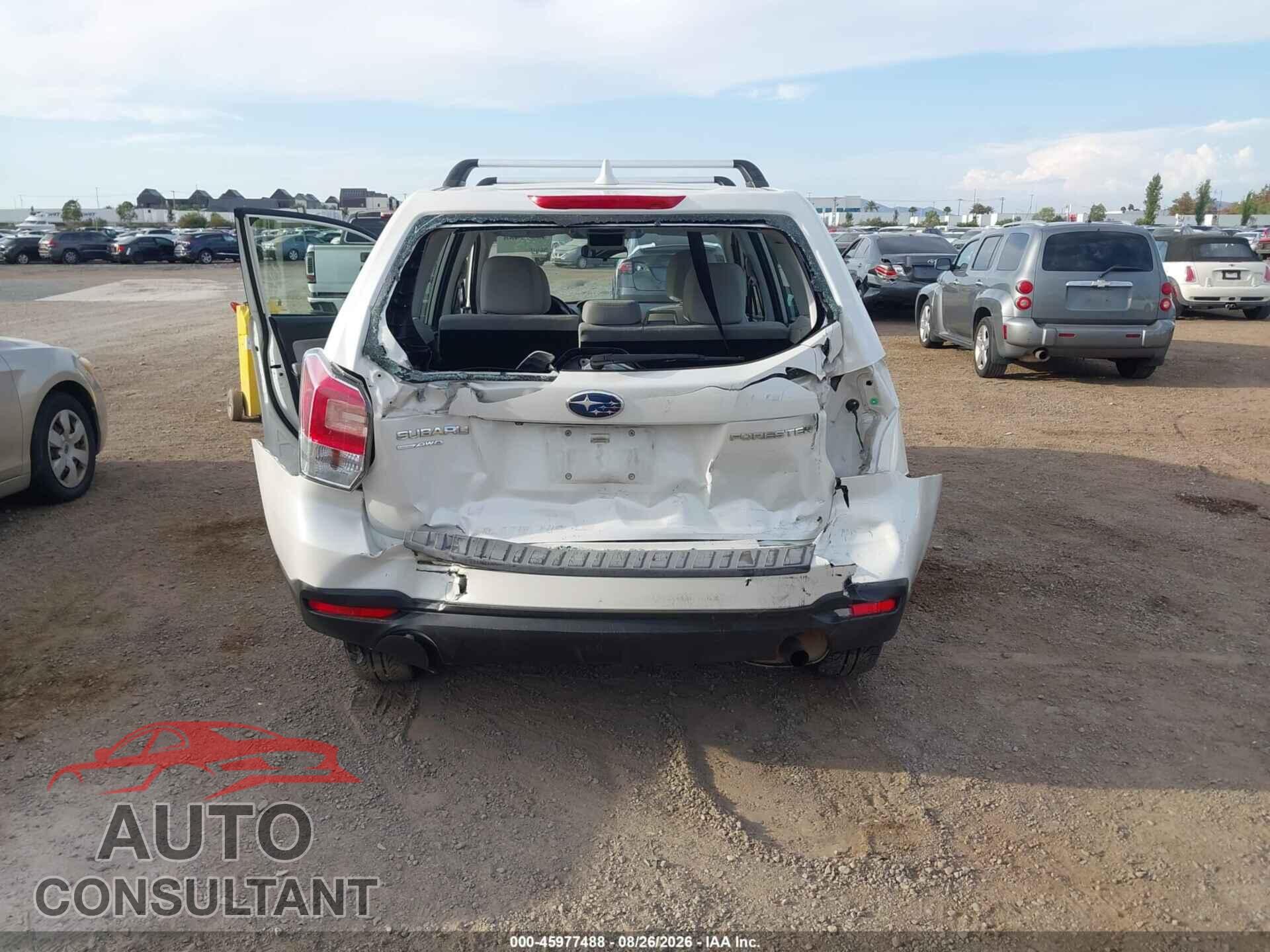 SUBARU FORESTER 2018 - JF2SJAAC4JH603705