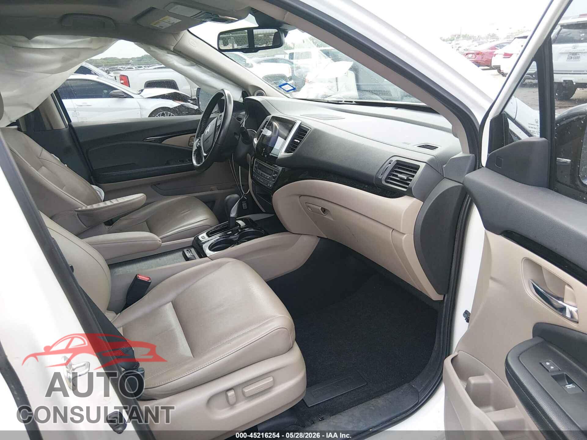 HONDA RIDGELINE 2019 - 5FPYK3F72KB012925