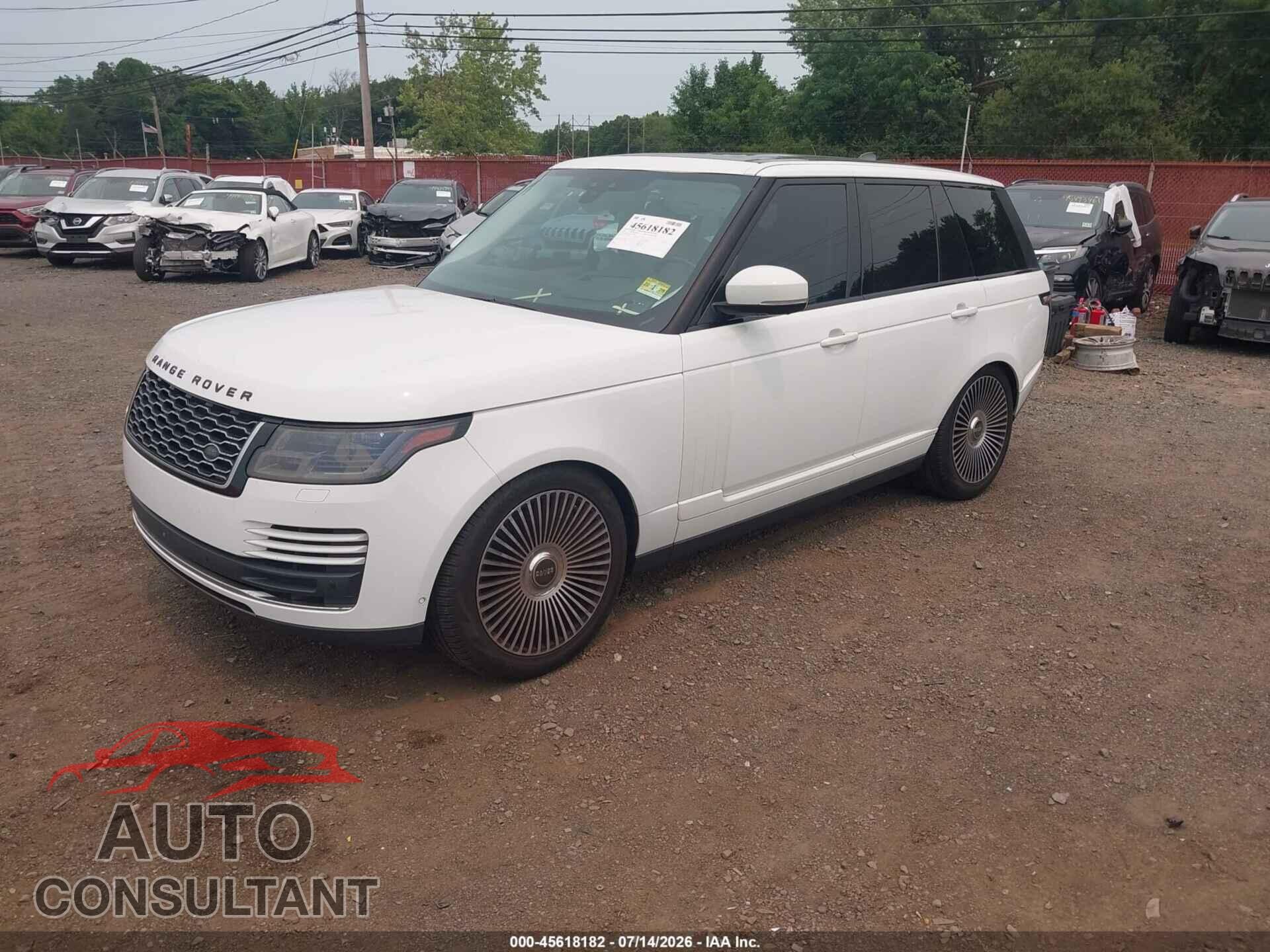 LAND ROVER RANGE ROVER 2018 - SALGS2RE3JA503898
