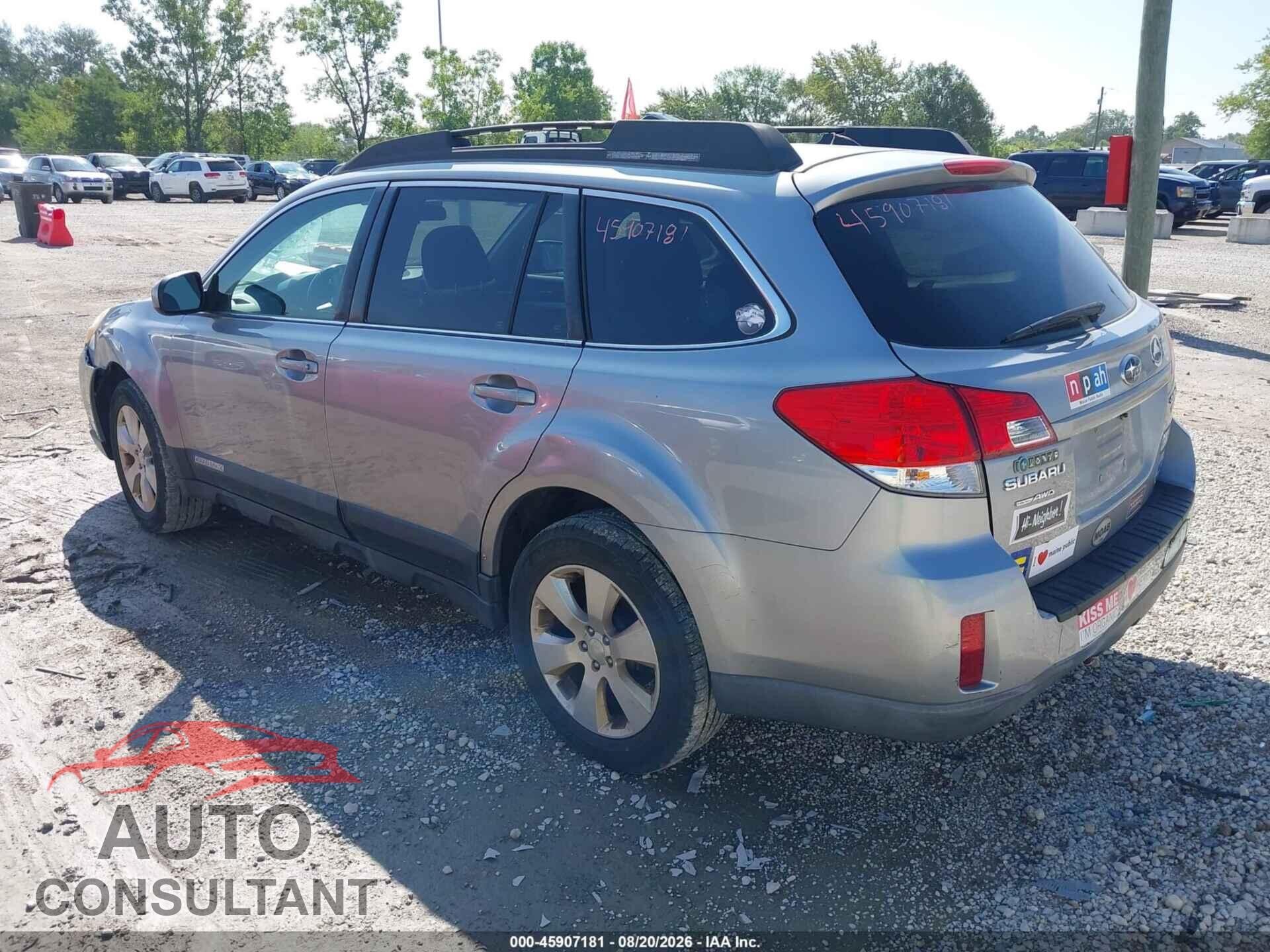 SUBARU OUTBACK 2010 - 4S4BRBGC0A3371701