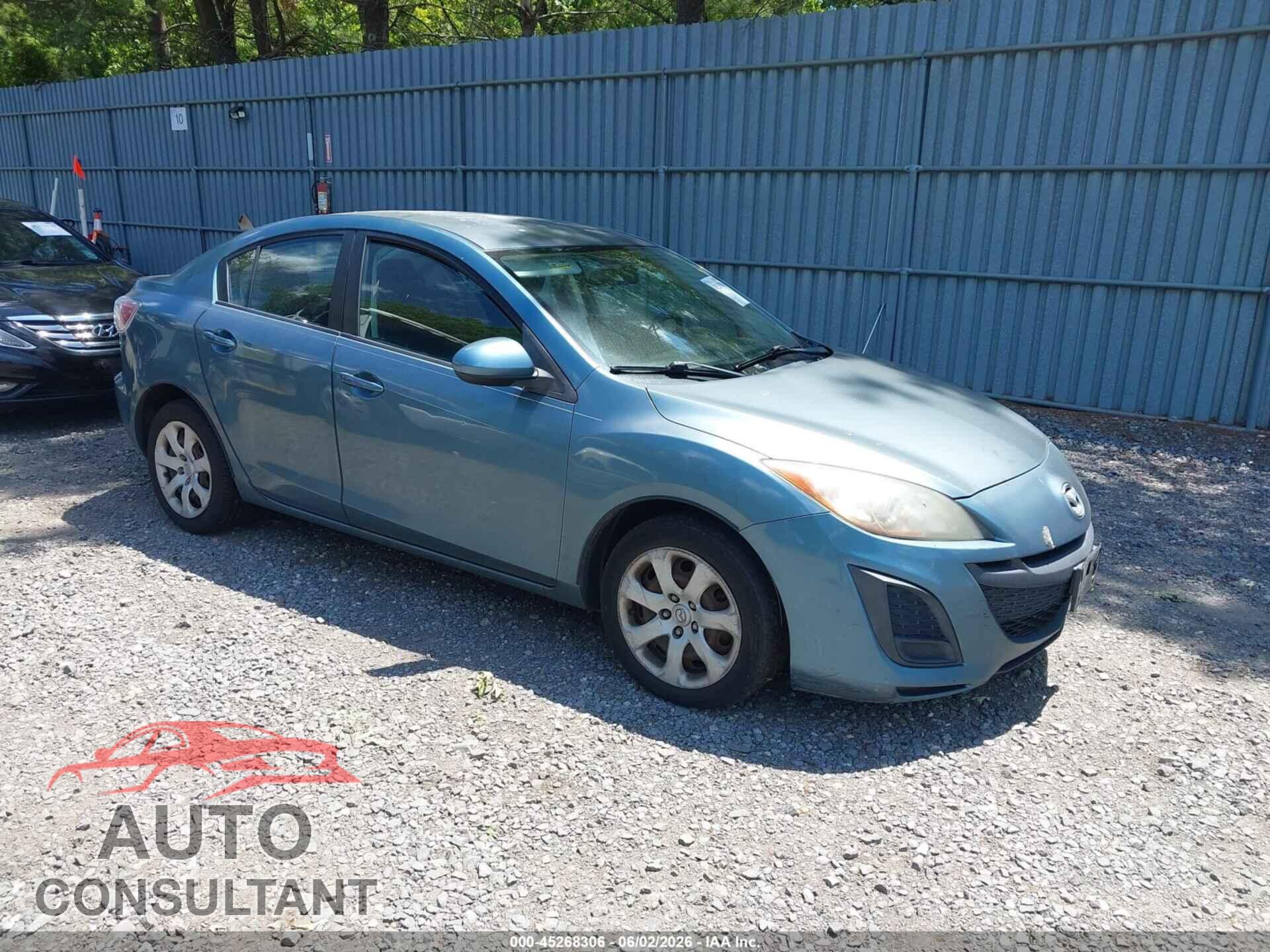 MAZDA MAZDA3 2011 - JM1BL1UG9B1357963