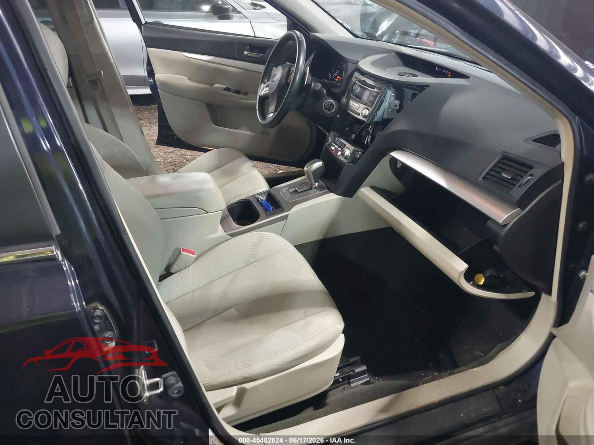 SUBARU OUTBACK 2012 - 4S4BRCBC7C3252995