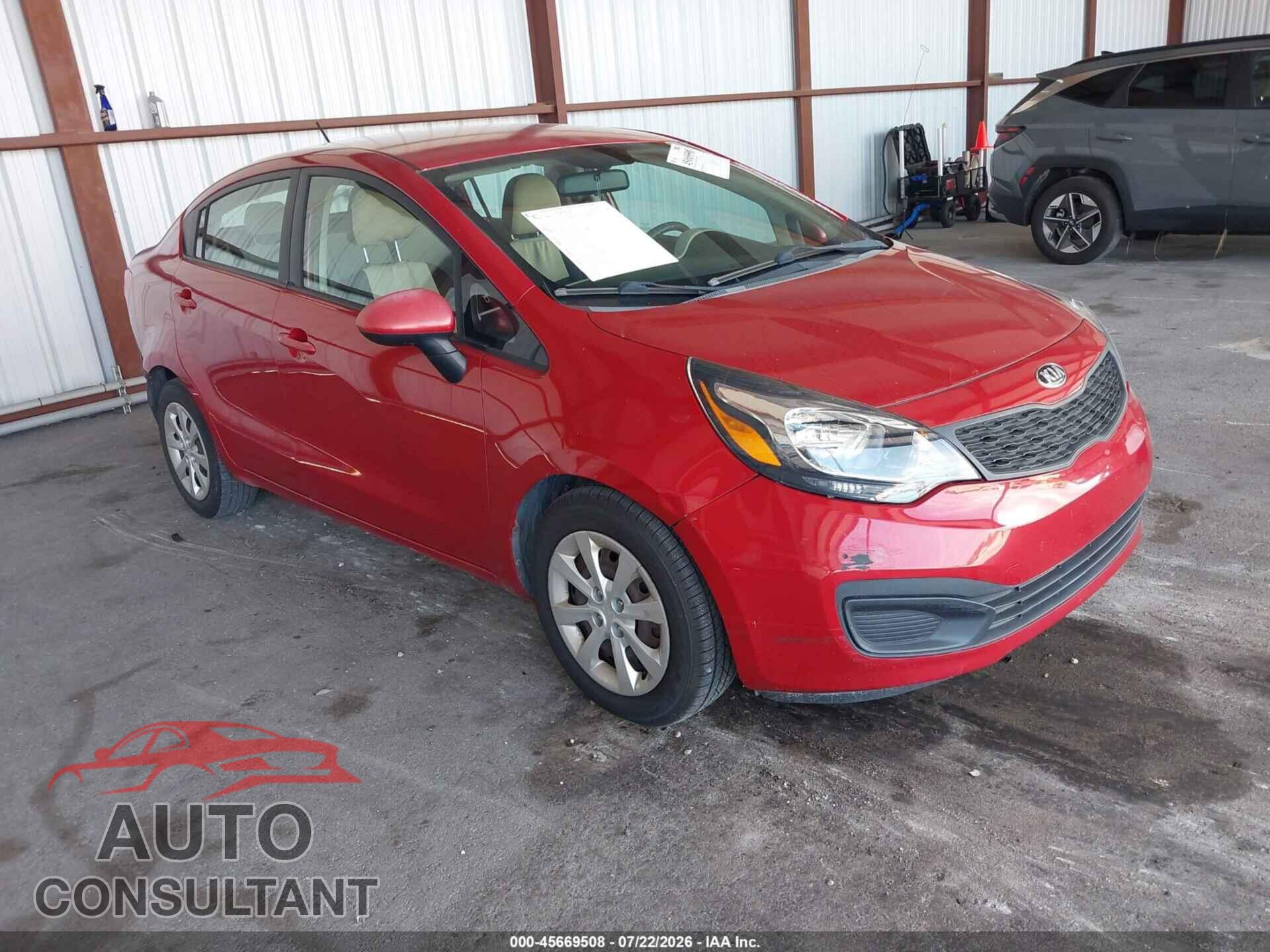 KIA RIO 2013 - KNADM4A37D6154761