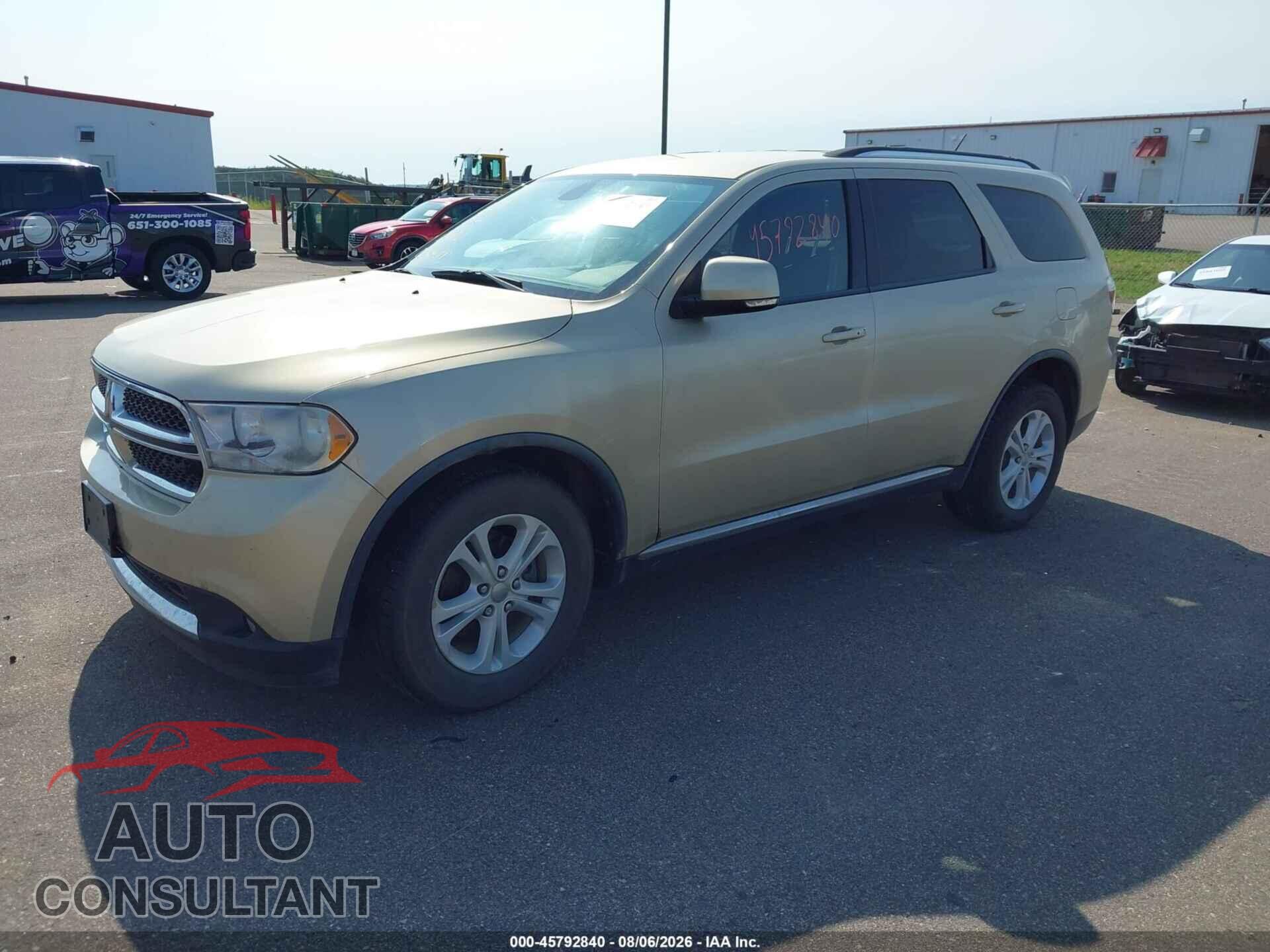 DODGE DURANGO 2011 - 1D4RE4GG9BC667561