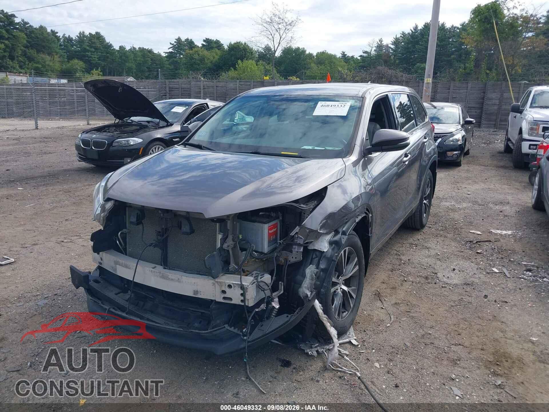 TOYOTA HIGHLANDER 2018 - 5TDBZRFH2JS866295