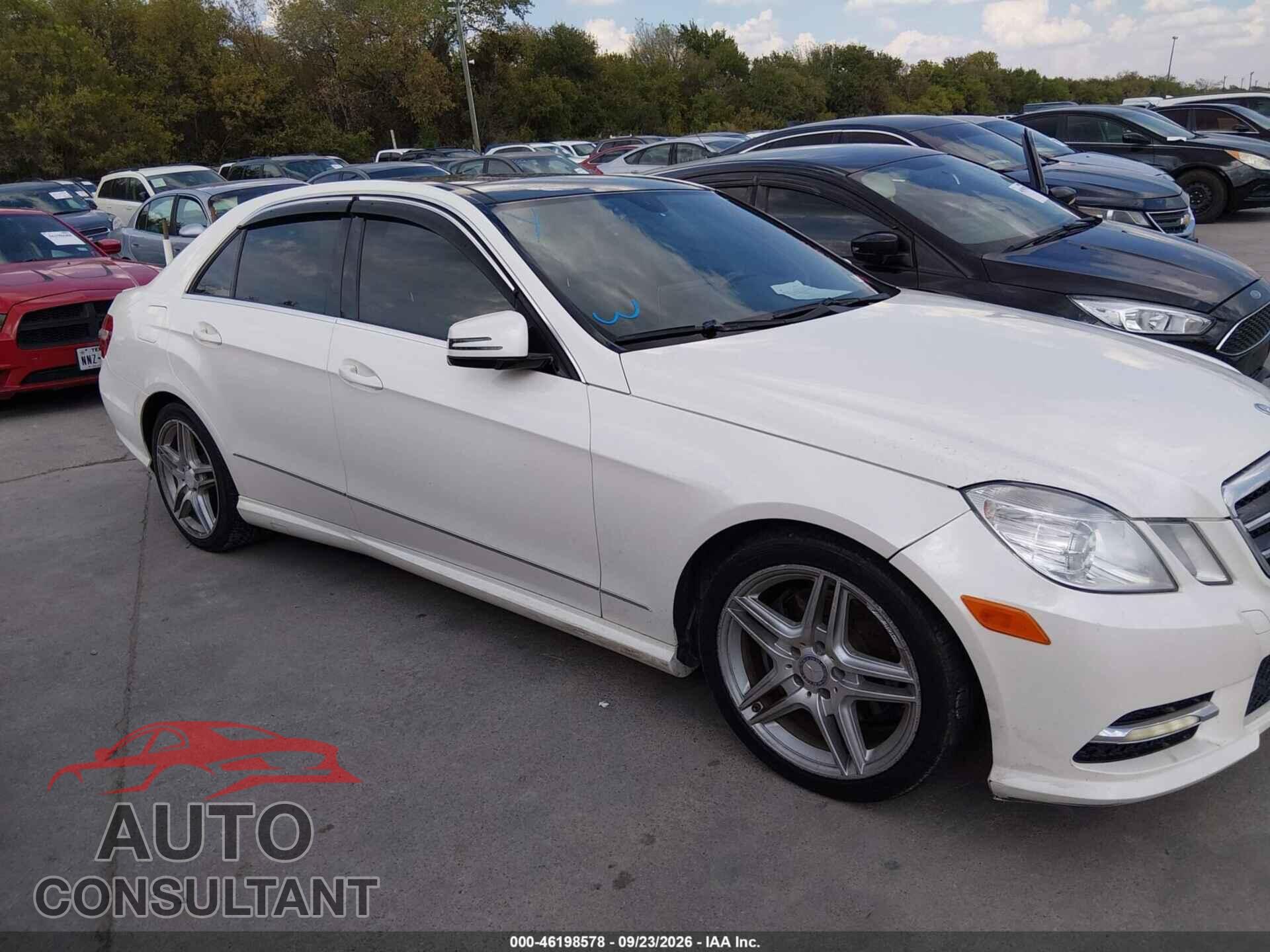 MERCEDES-BENZ E-CLASS 2013 - WDDHF8JB4DA760938