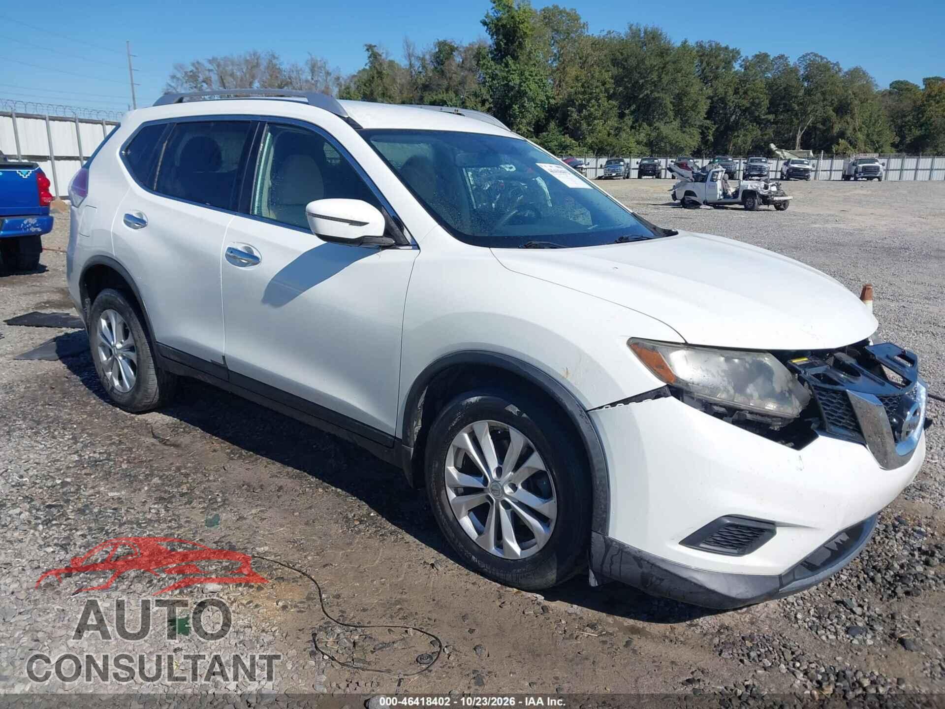 NISSAN ROGUE 2016 - KNMAT2MT3GP620077