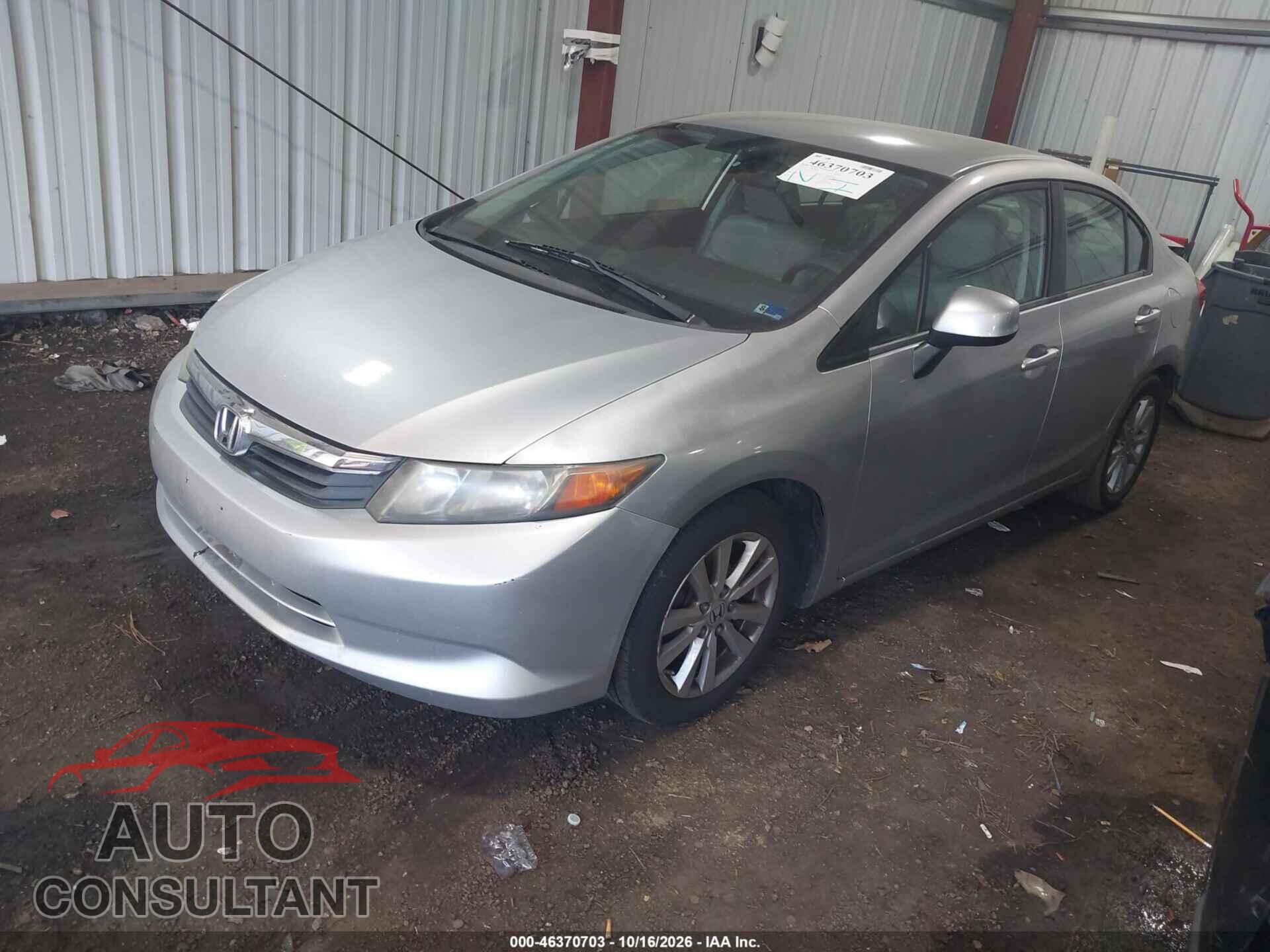 HONDA CIVIC 2012 - 19XFB2F53CE378585