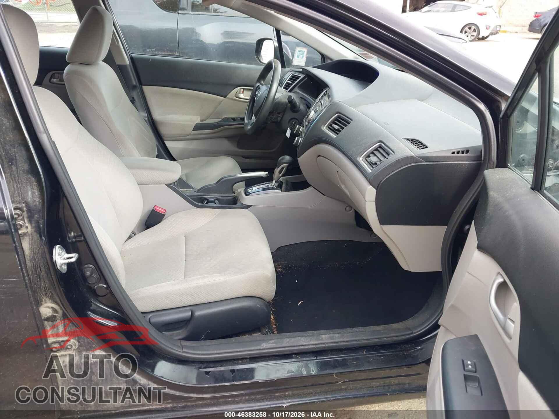 HONDA CIVIC 2013 - 2HGFB2F5XDH594005
