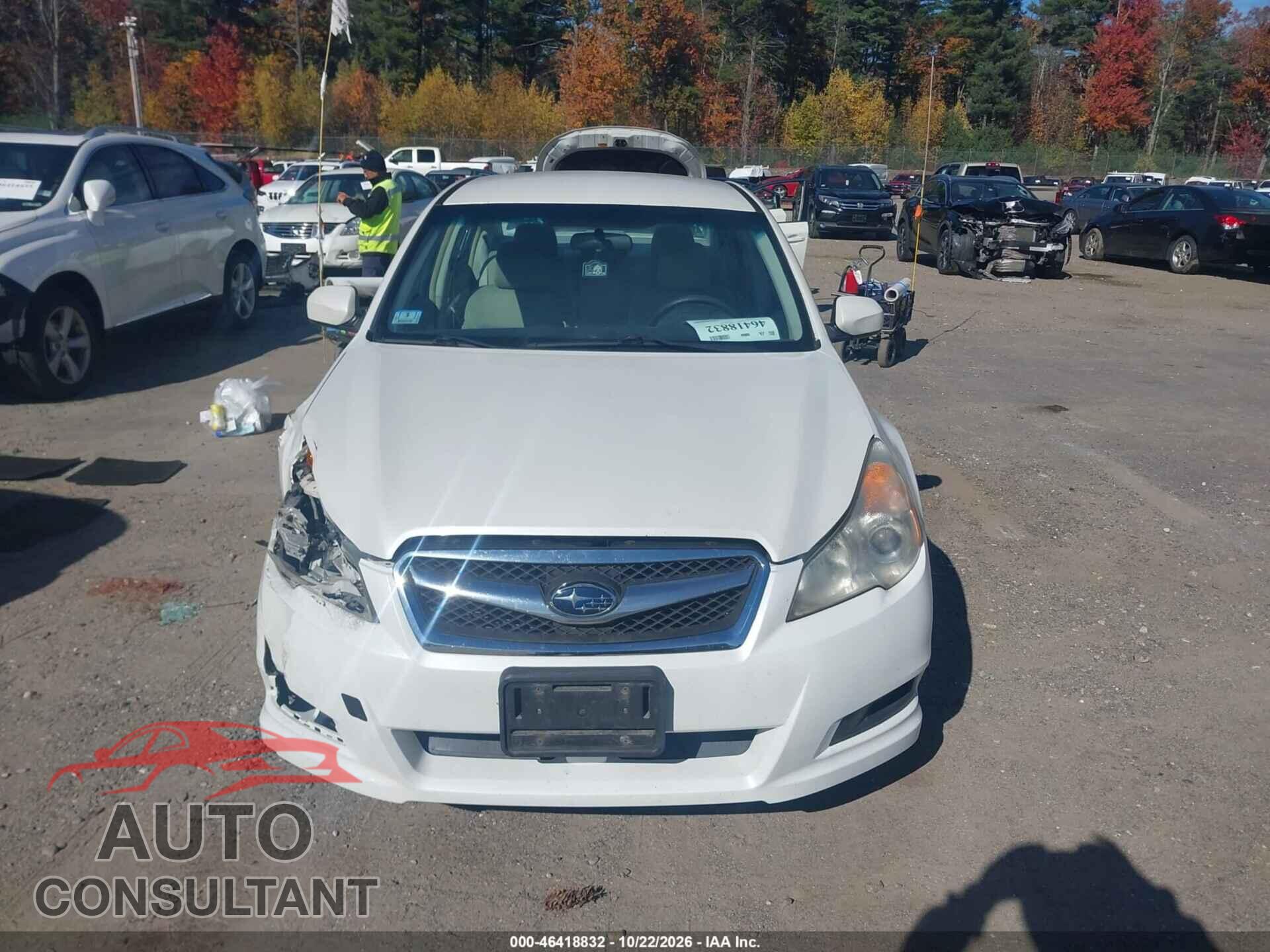 SUBARU LEGACY 2012 - 4S3BMBC64C3040657