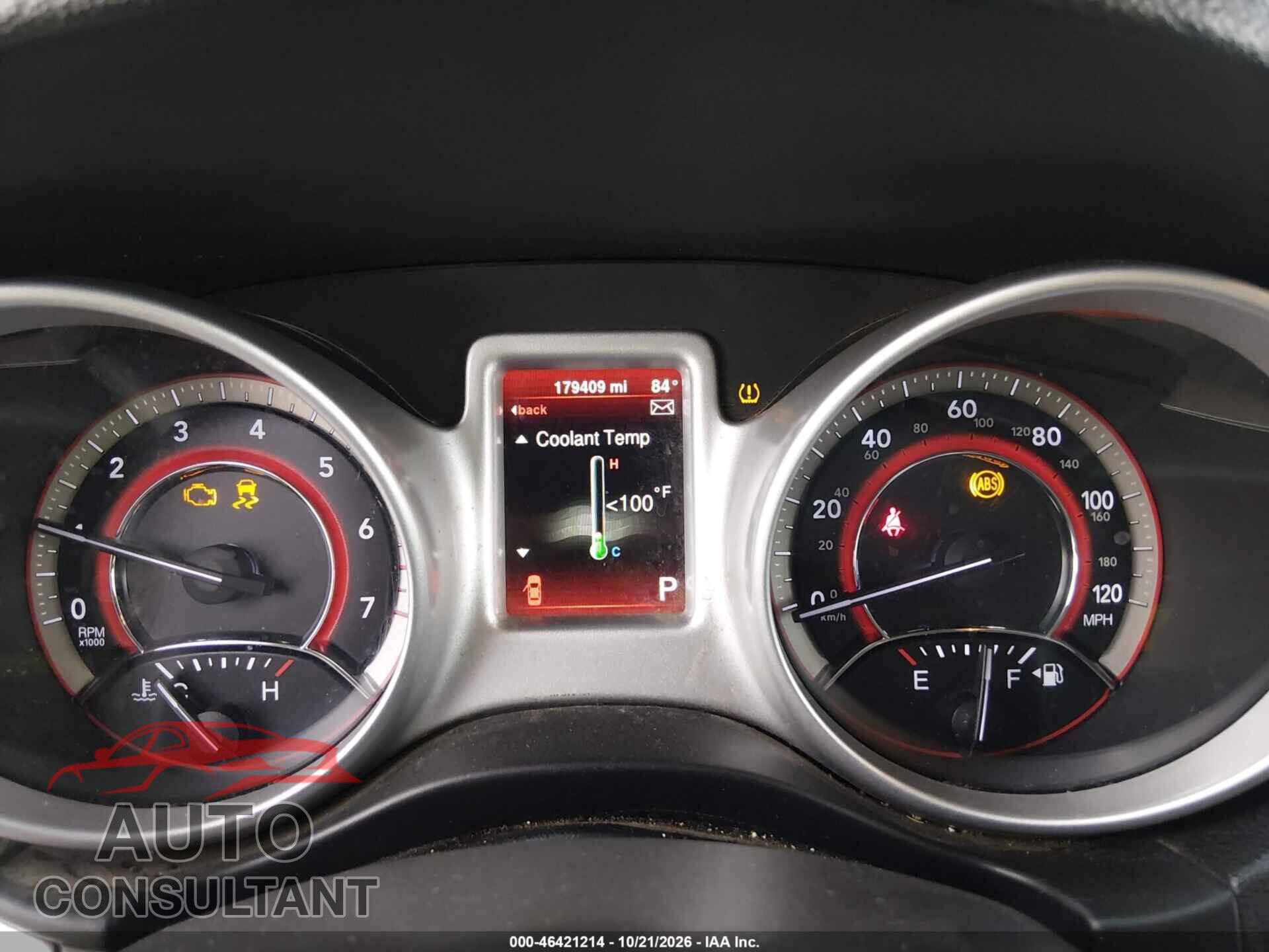 DODGE JOURNEY 2014 - 3C4PDCAB8ET162635
