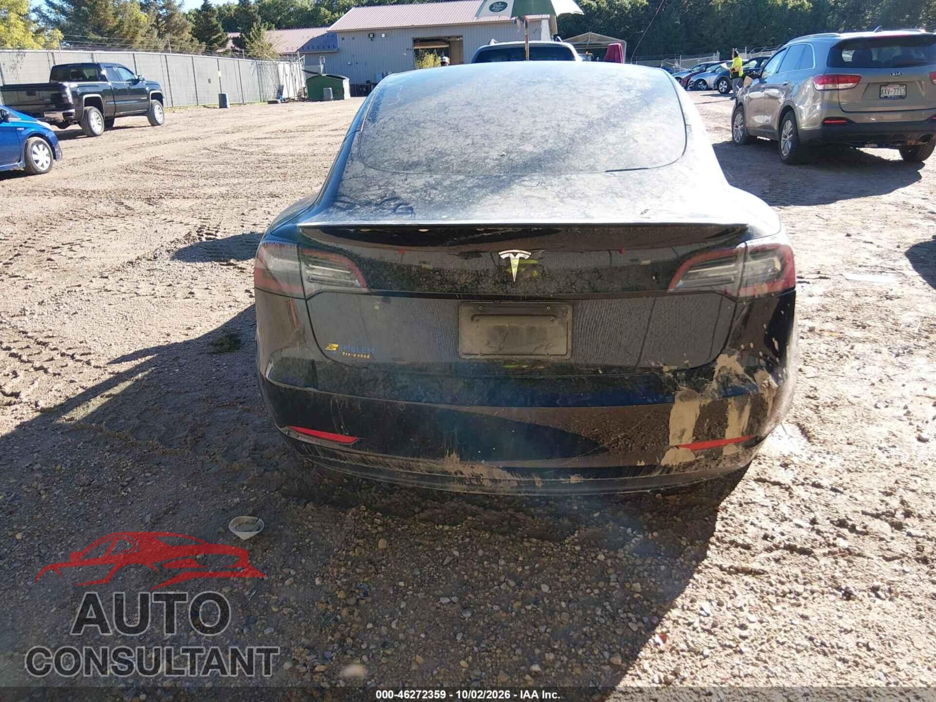 TESLA MODEL 3 2019 - 5YJ3E1EAXKF296476