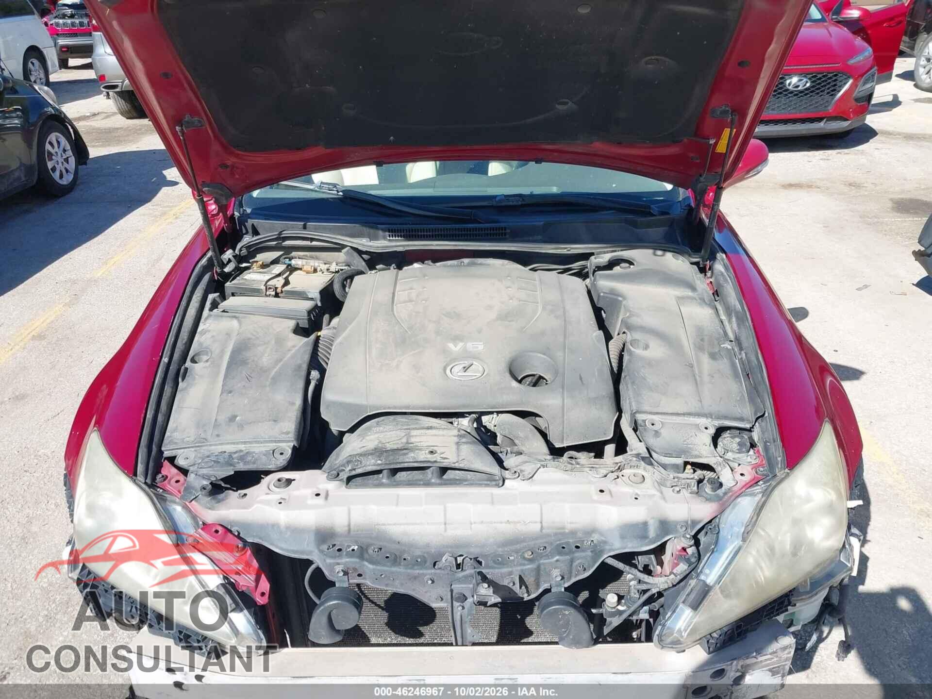 LEXUS IS 250 2012 - JTHCF5C28C5056859