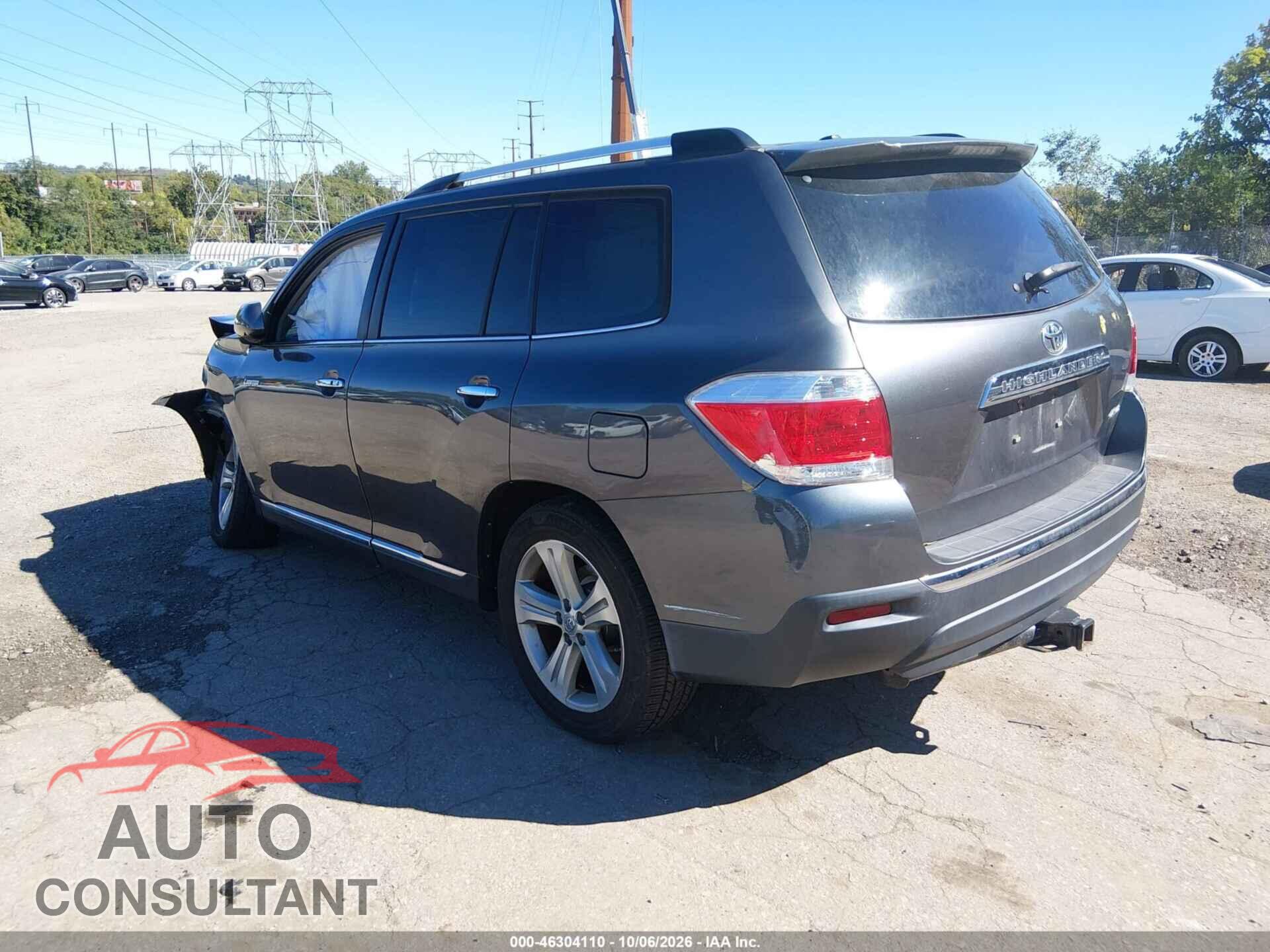TOYOTA HIGHLANDER 2013 - 5TDDK3EH8DS223448