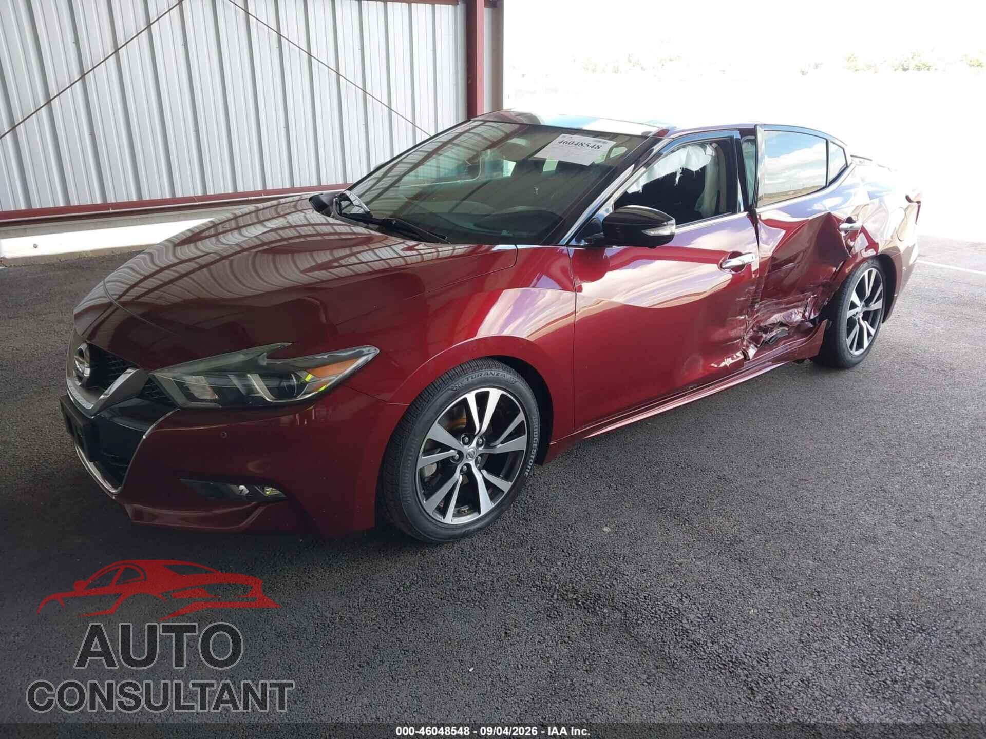 NISSAN MAXIMA 2017 - 1N4AA6AP9HC361498