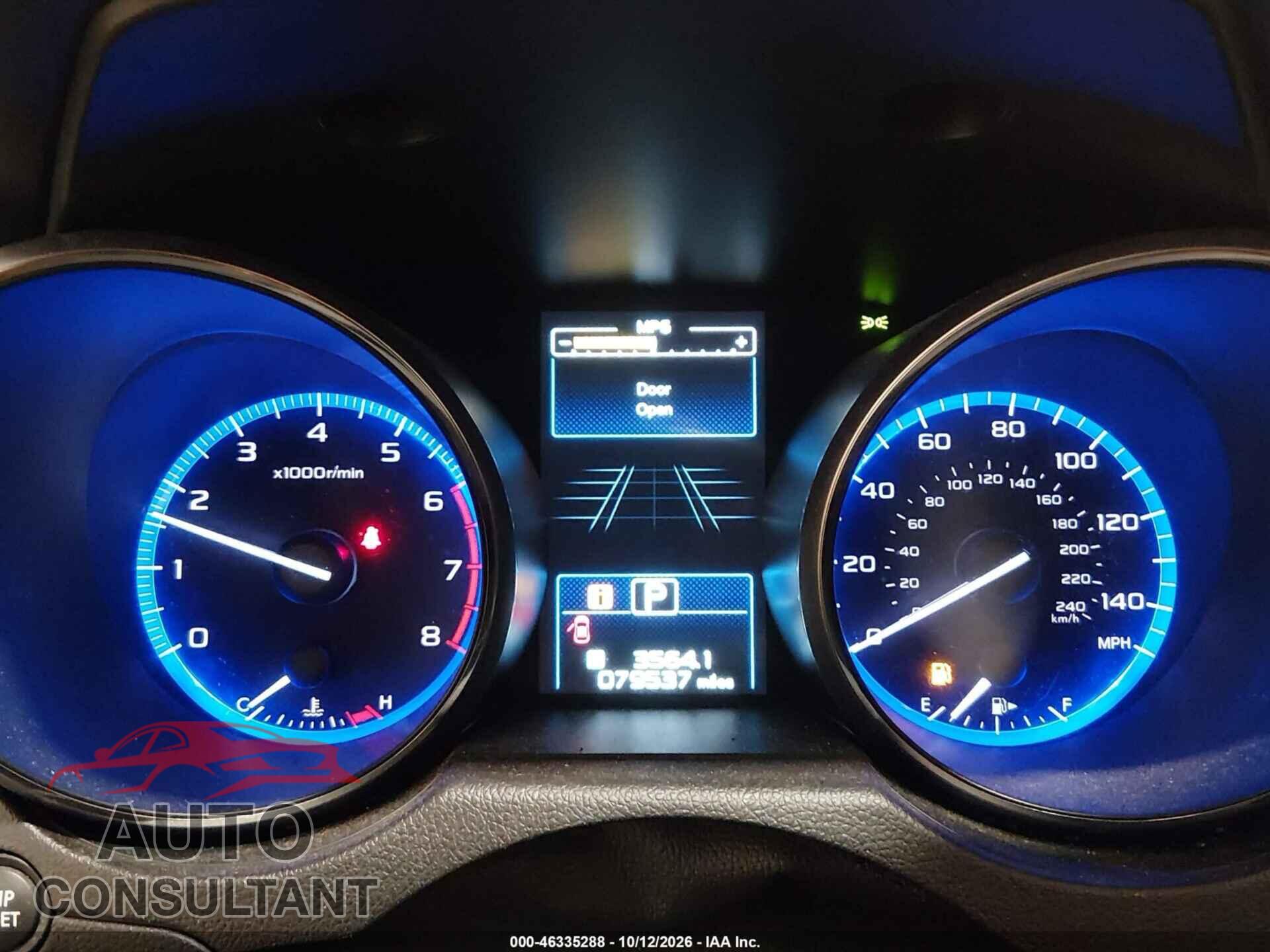 SUBARU OUTBACK 2016 - 4S4BSANC2G3241817