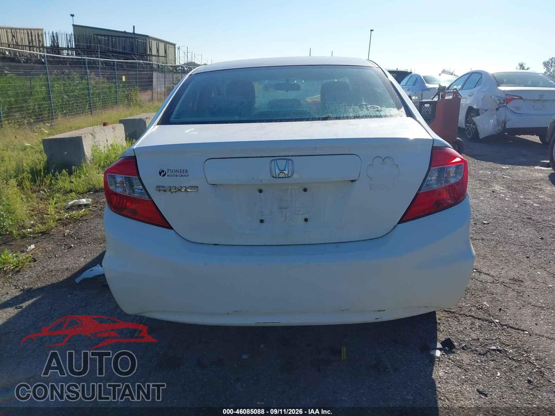HONDA CIVIC 2012 - 2HGFB2F53CH577450