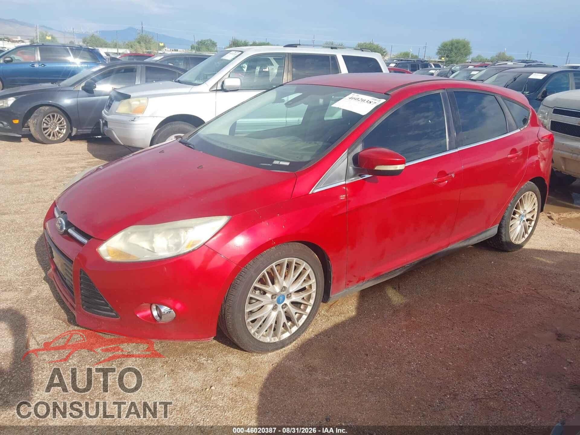 FORD FOCUS 2012 - 1FAHP3M29CL215865