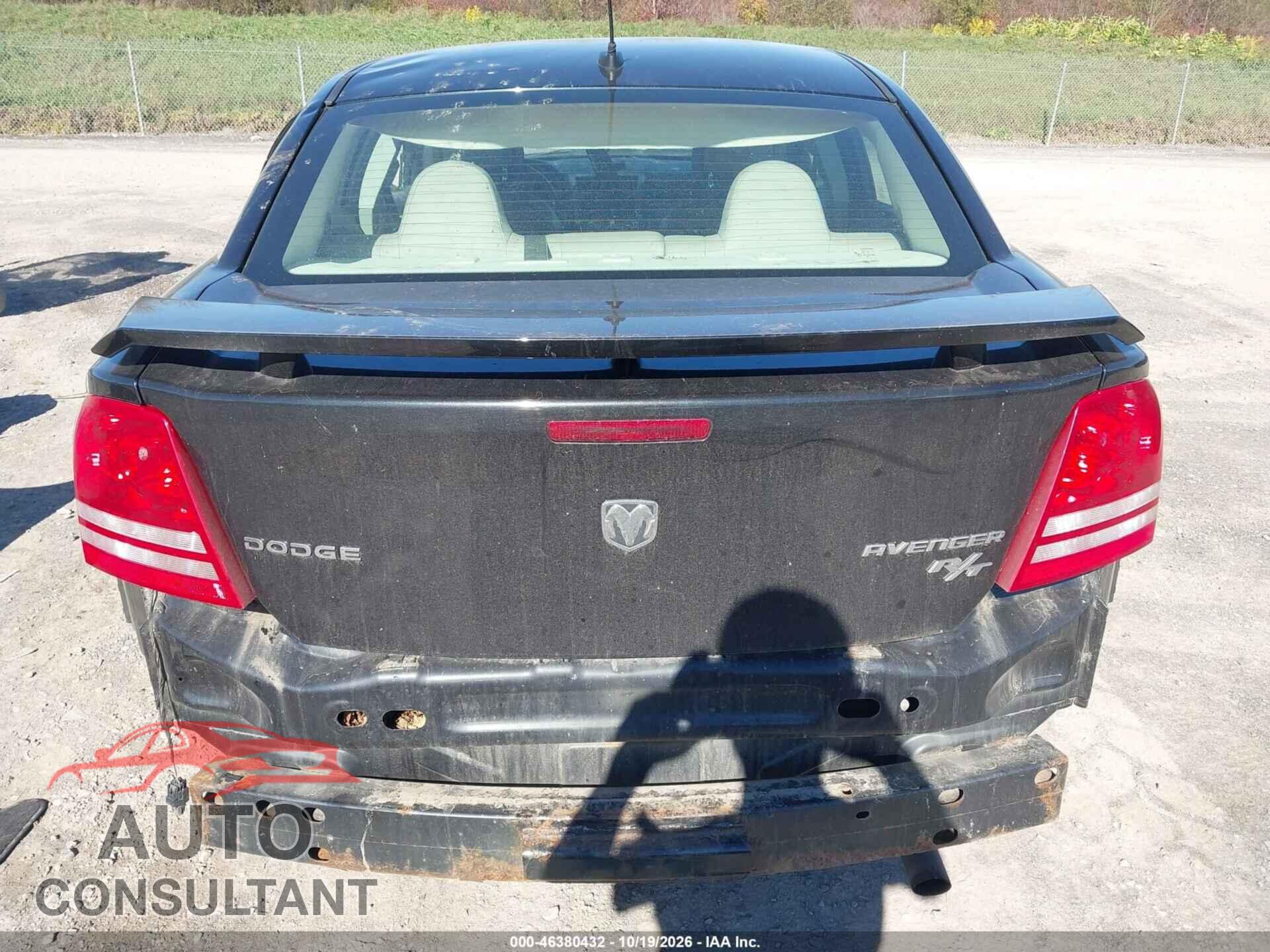 DODGE AVENGER 2010 - 1B3CC5FB8AN211057
