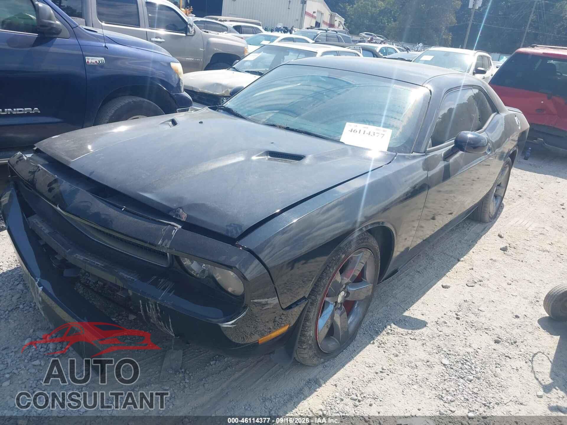 DODGE CHALLENGER 2012 - 2C3CDYAG6CH291409