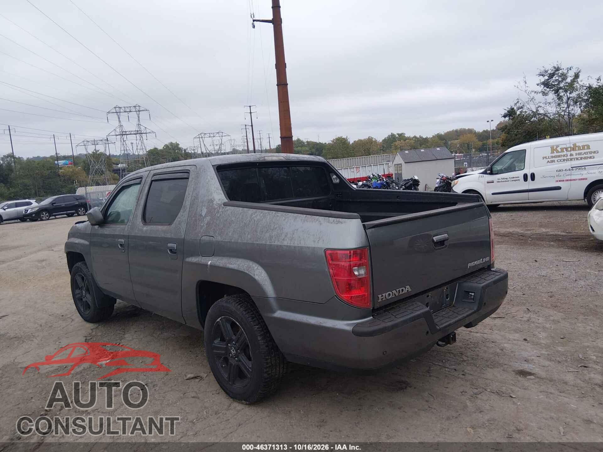 HONDA RIDGELINE 2009 - 5FPYK16589B103663